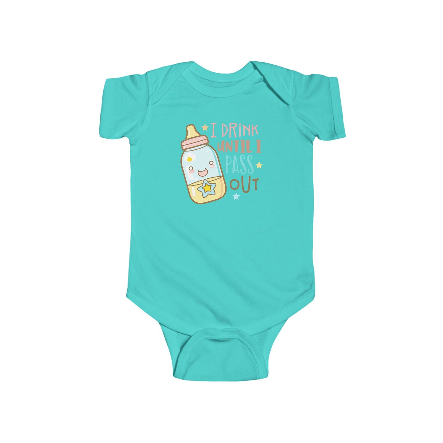 🍼 I Drink Until I Pass Out Baby Onesie – Funny Newborn Outfit 👶✨