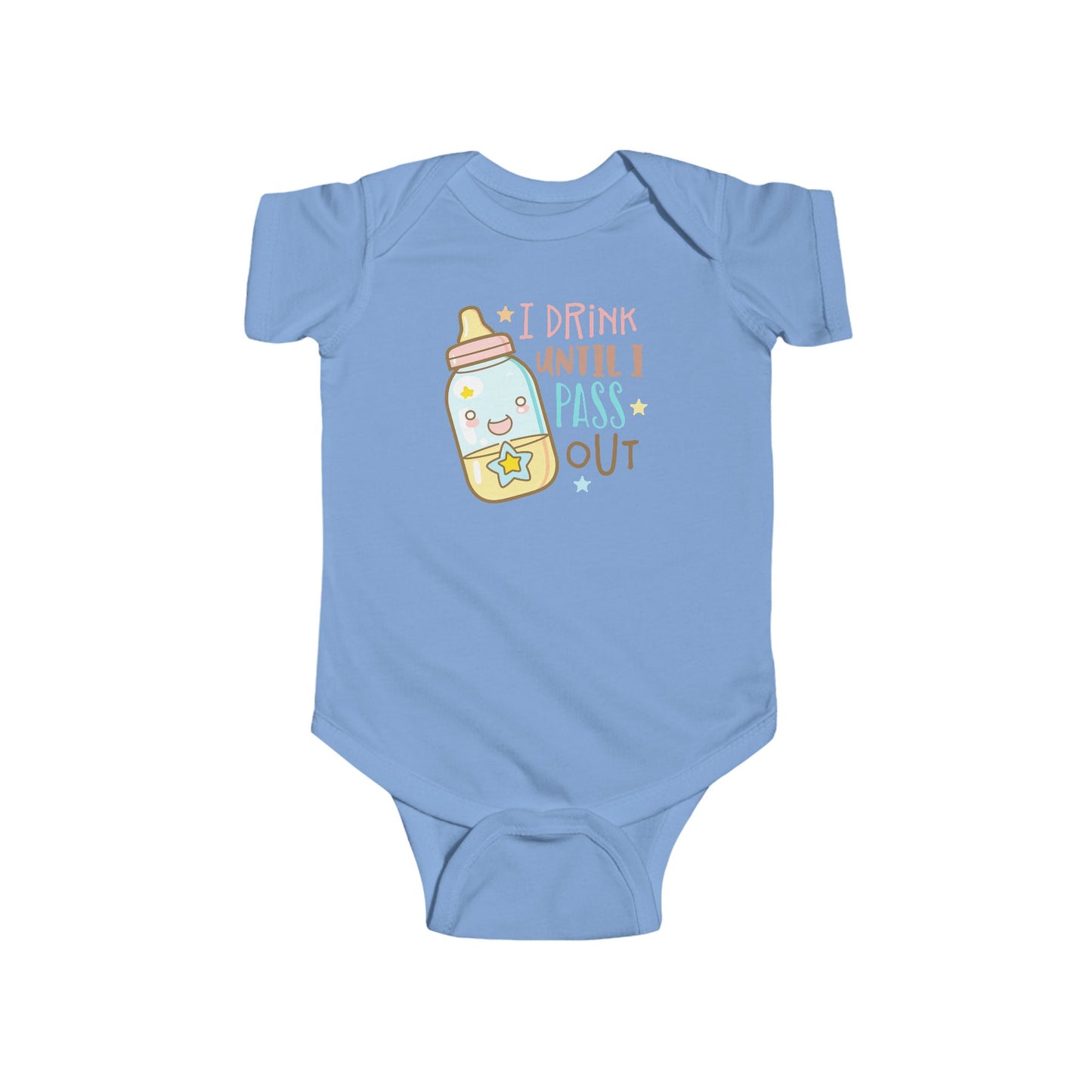 🍼 I Drink Until I Pass Out Baby Onesie – Funny Newborn Outfit 👶✨