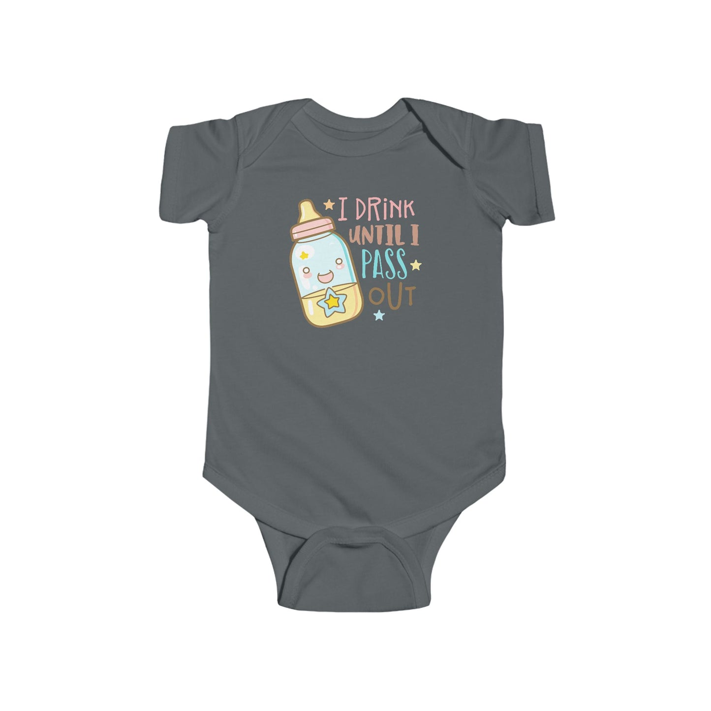 🍼 I Drink Until I Pass Out Baby Onesie – Funny Newborn Outfit 👶✨