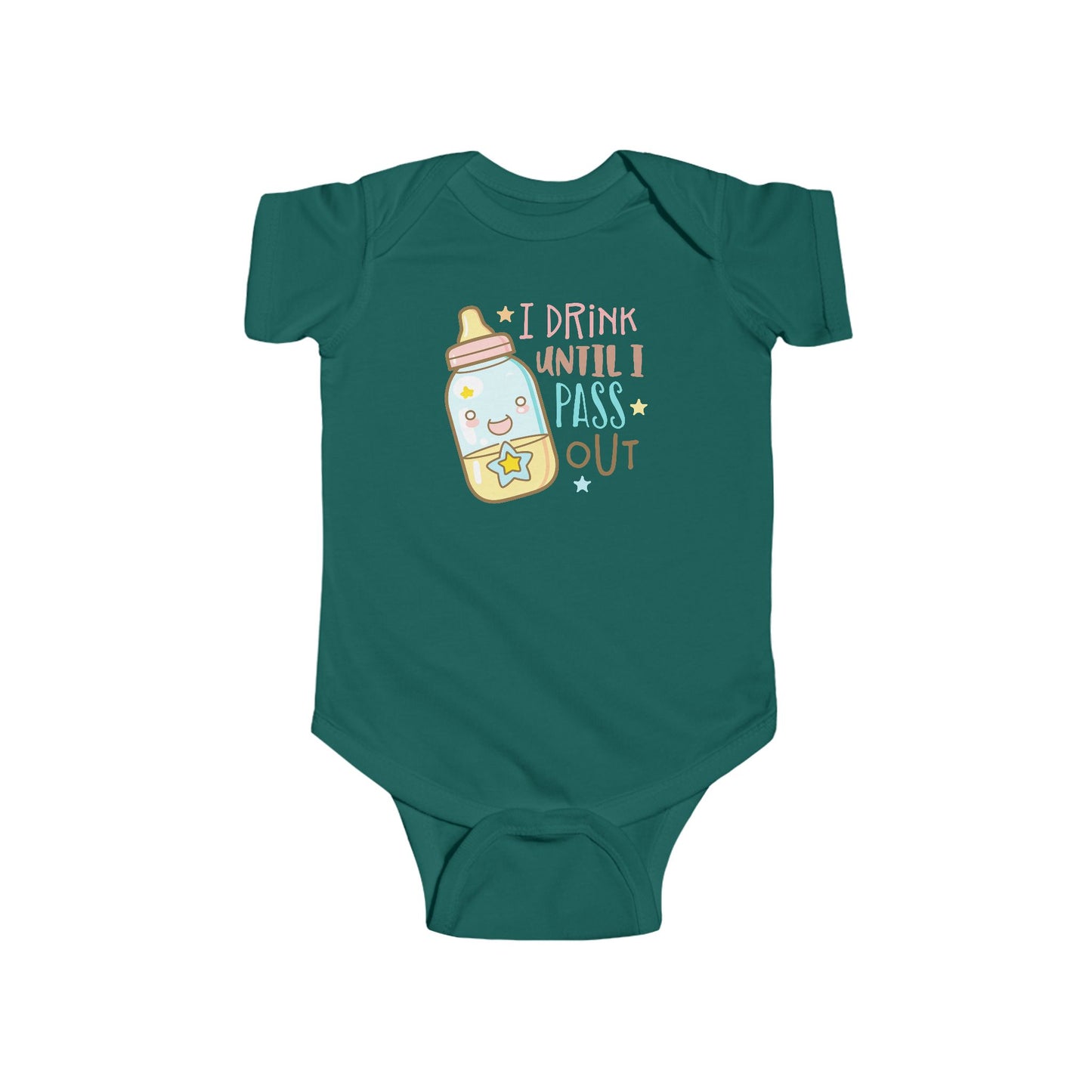 🍼 I Drink Until I Pass Out Baby Onesie – Funny Newborn Outfit 👶✨