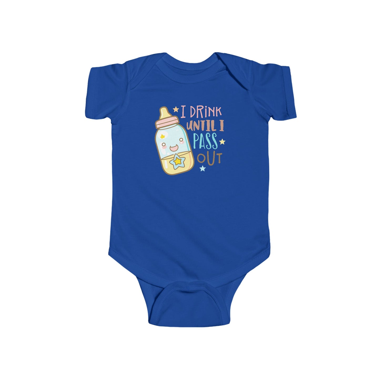 🍼 I Drink Until I Pass Out Baby Onesie – Funny Newborn Outfit 👶✨