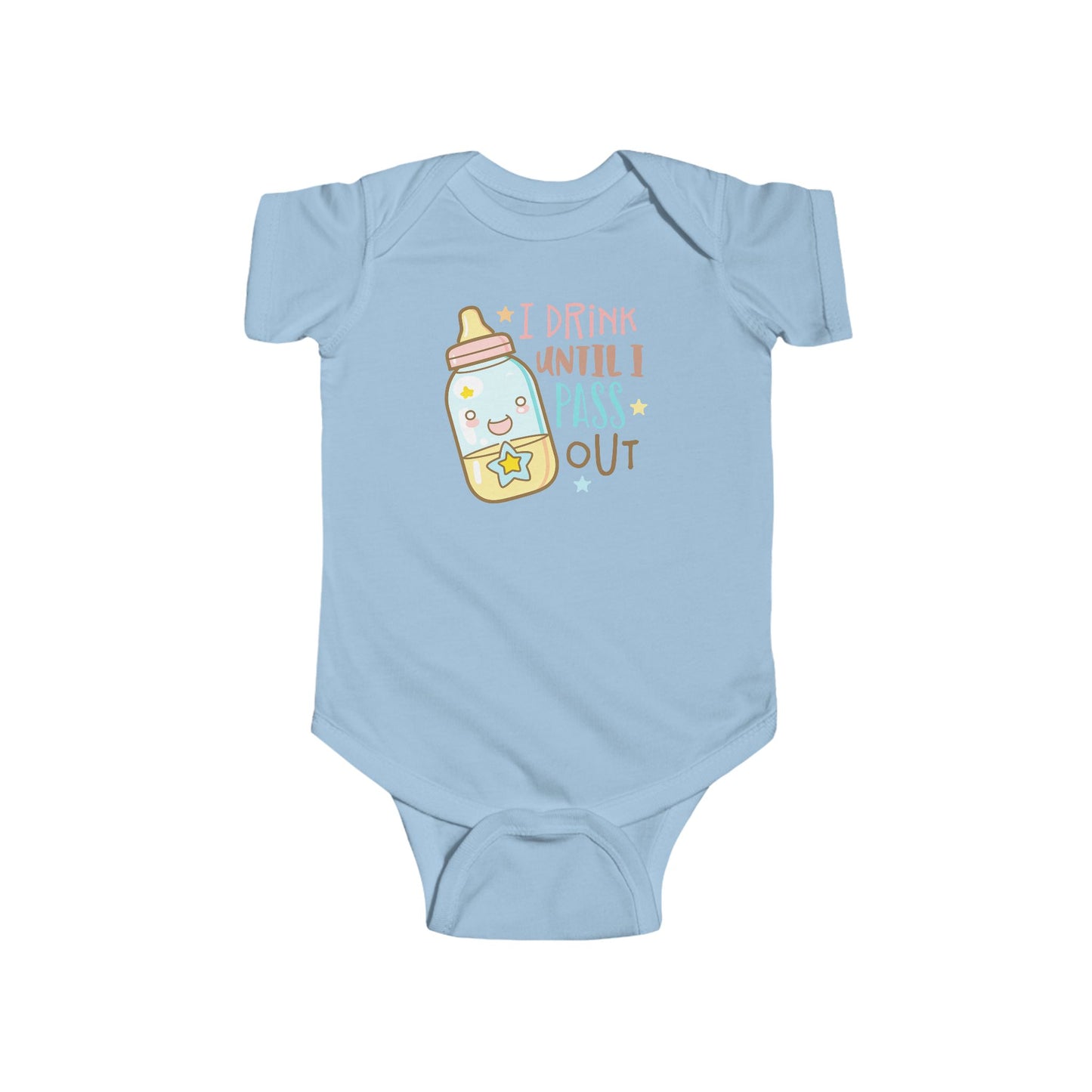 🍼 I Drink Until I Pass Out Baby Onesie – Funny Newborn Outfit 👶✨