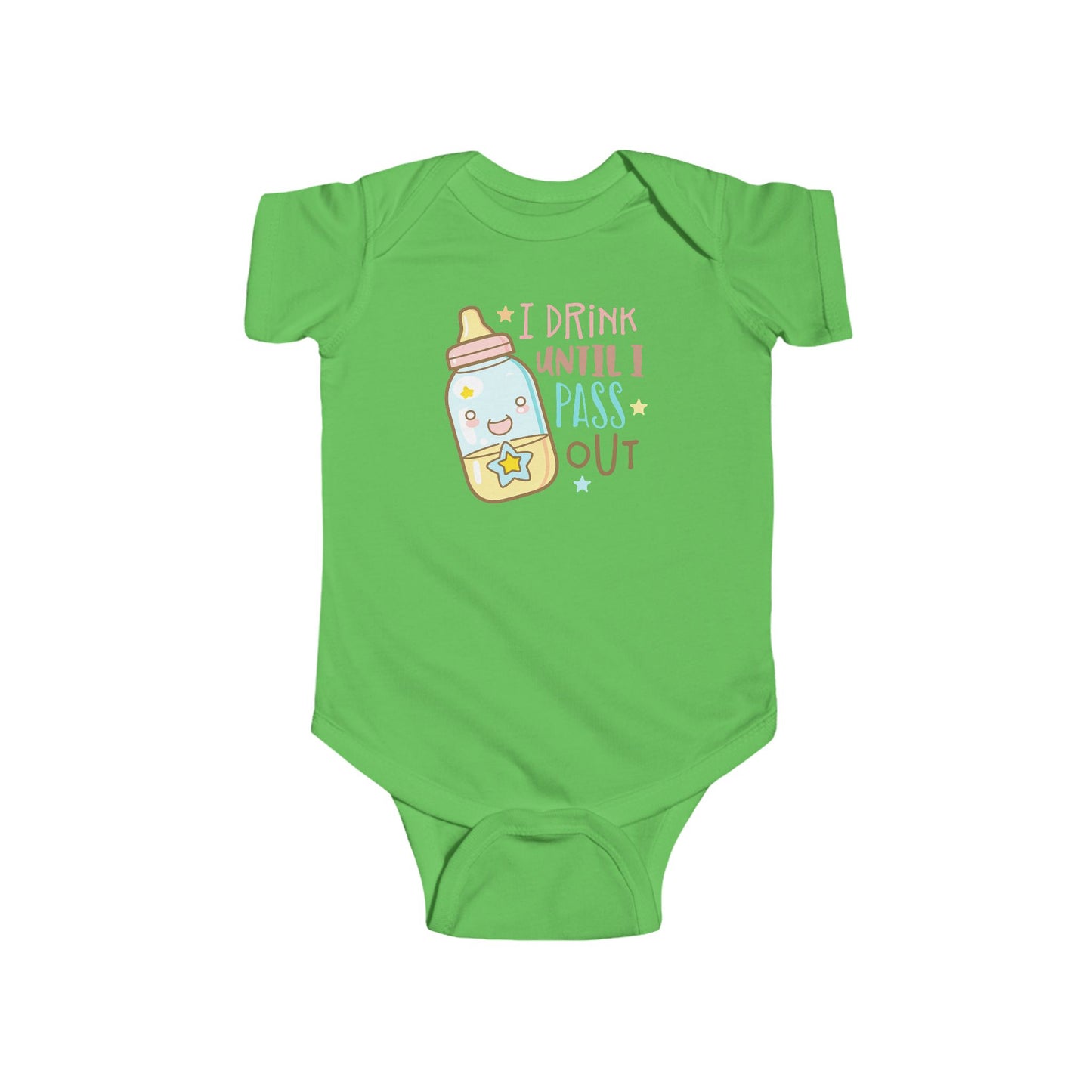 🍼 I Drink Until I Pass Out Baby Onesie – Funny Newborn Outfit 👶✨