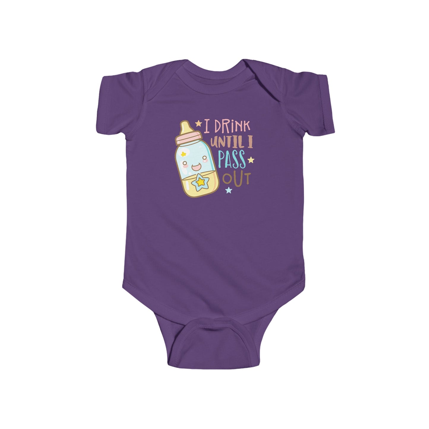🍼 I Drink Until I Pass Out Baby Onesie – Funny Newborn Outfit 👶✨