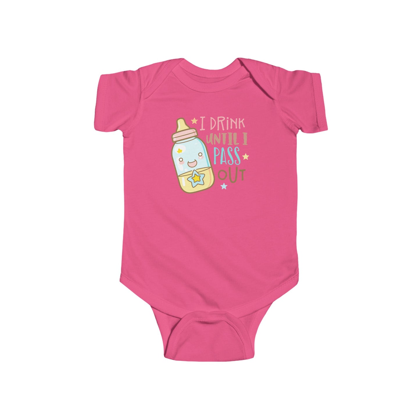 🍼 I Drink Until I Pass Out Baby Onesie – Funny Newborn Outfit 👶✨