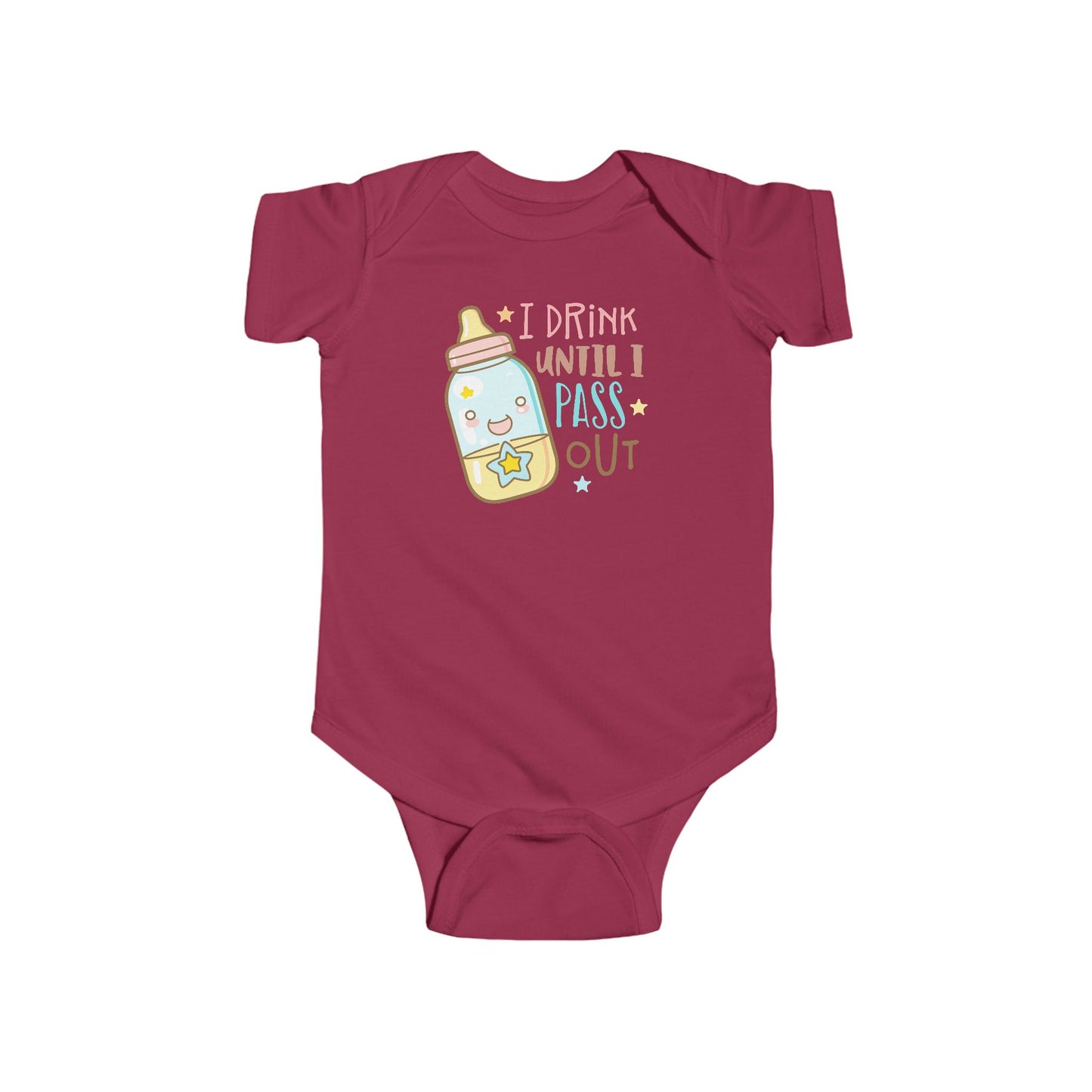 🍼 I Drink Until I Pass Out Baby Onesie – Funny Newborn Outfit 👶✨