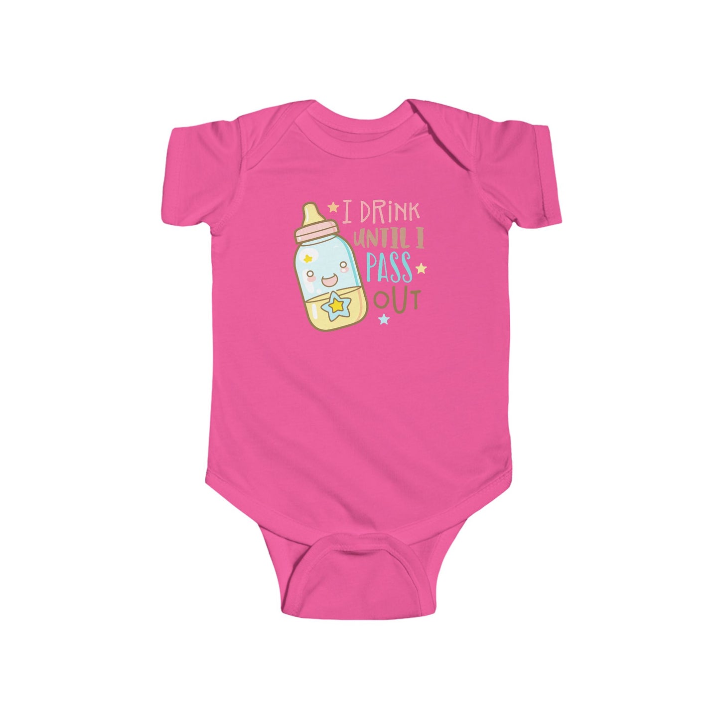 🍼 I Drink Until I Pass Out Baby Onesie – Funny Newborn Outfit 👶✨