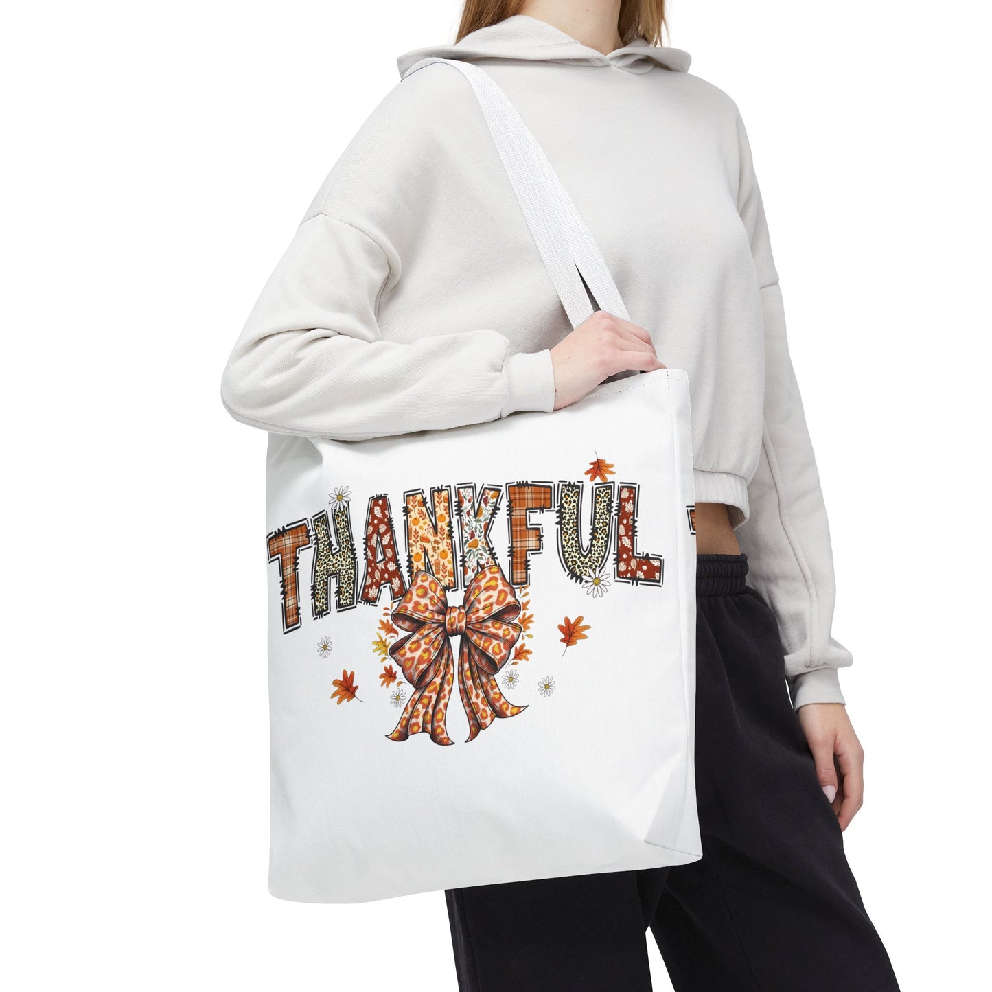 🧡 Thankful Tote Bag – Leopard Prints & Autumn Vibes in One Cozy Carryall 🍁