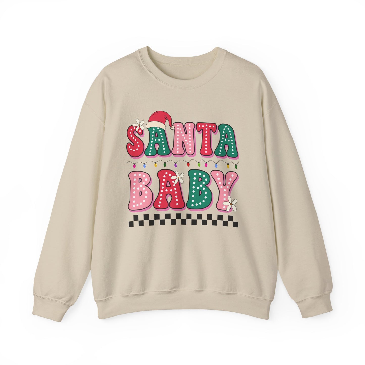 🎅✨ Santa Baby Retro Sweatshirt – Cute & Festive Holiday Style