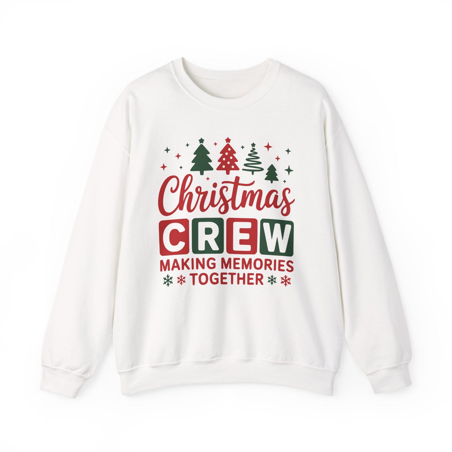 🎄✨ Christmas Crew Sweatshirt – Matching Holiday Outfit for Festive Fun