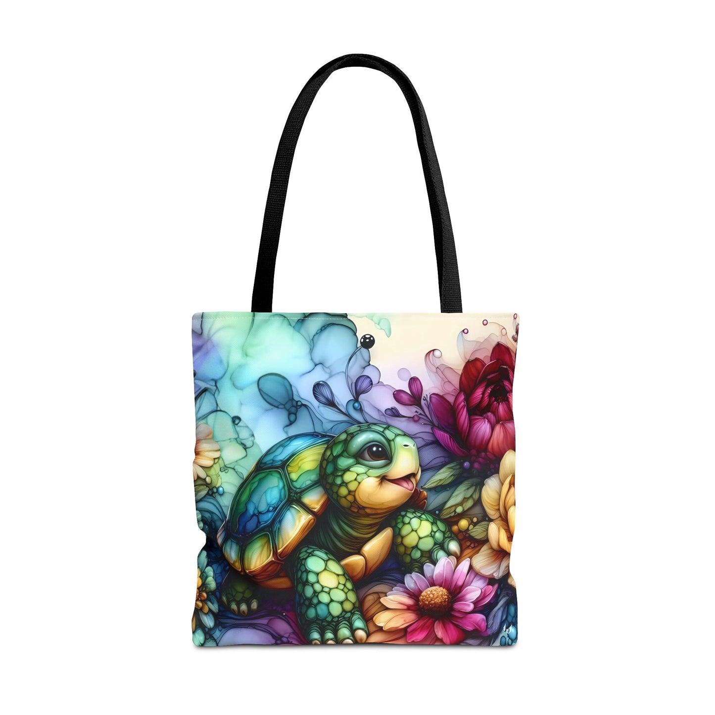 Bolsa de mano - Diseño de tortugas coloridas
