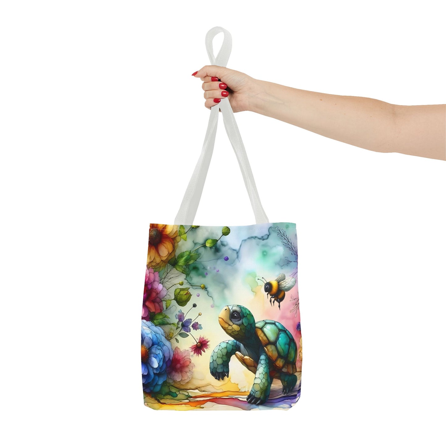 Bolsa de mano - Diseño de tortugas coloridas