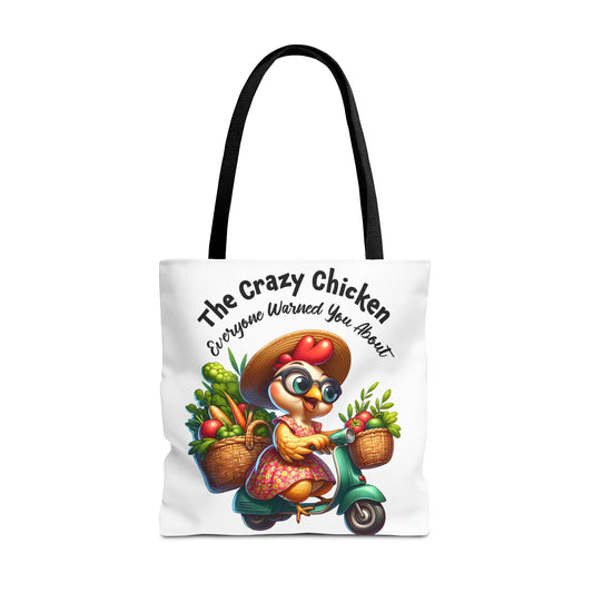 Bolsa de compras divertida con diseño de pollo: un encantador diseño de granja fresca 🐔