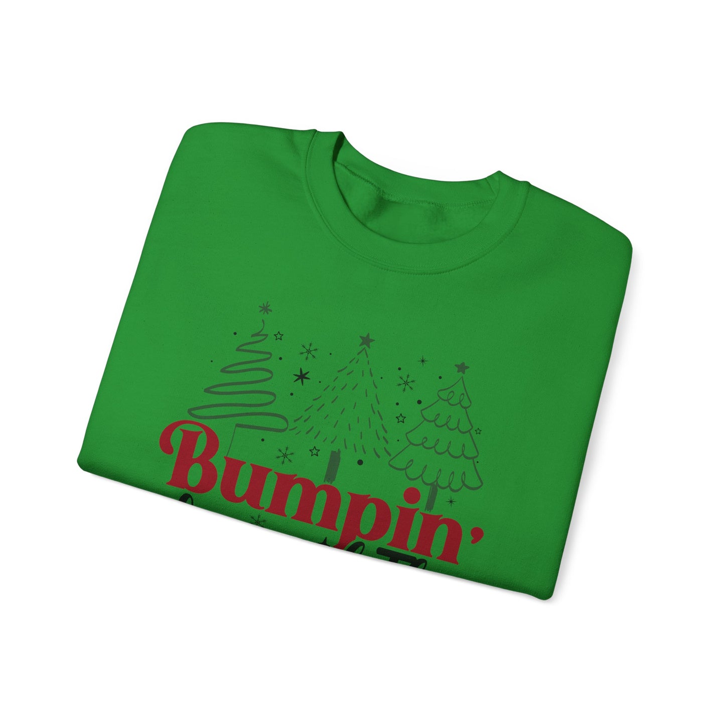 🎄👶 Bumpin’ Around the Christmas Tree Sweatshirt – Cute Holiday Maternity Top ❤️