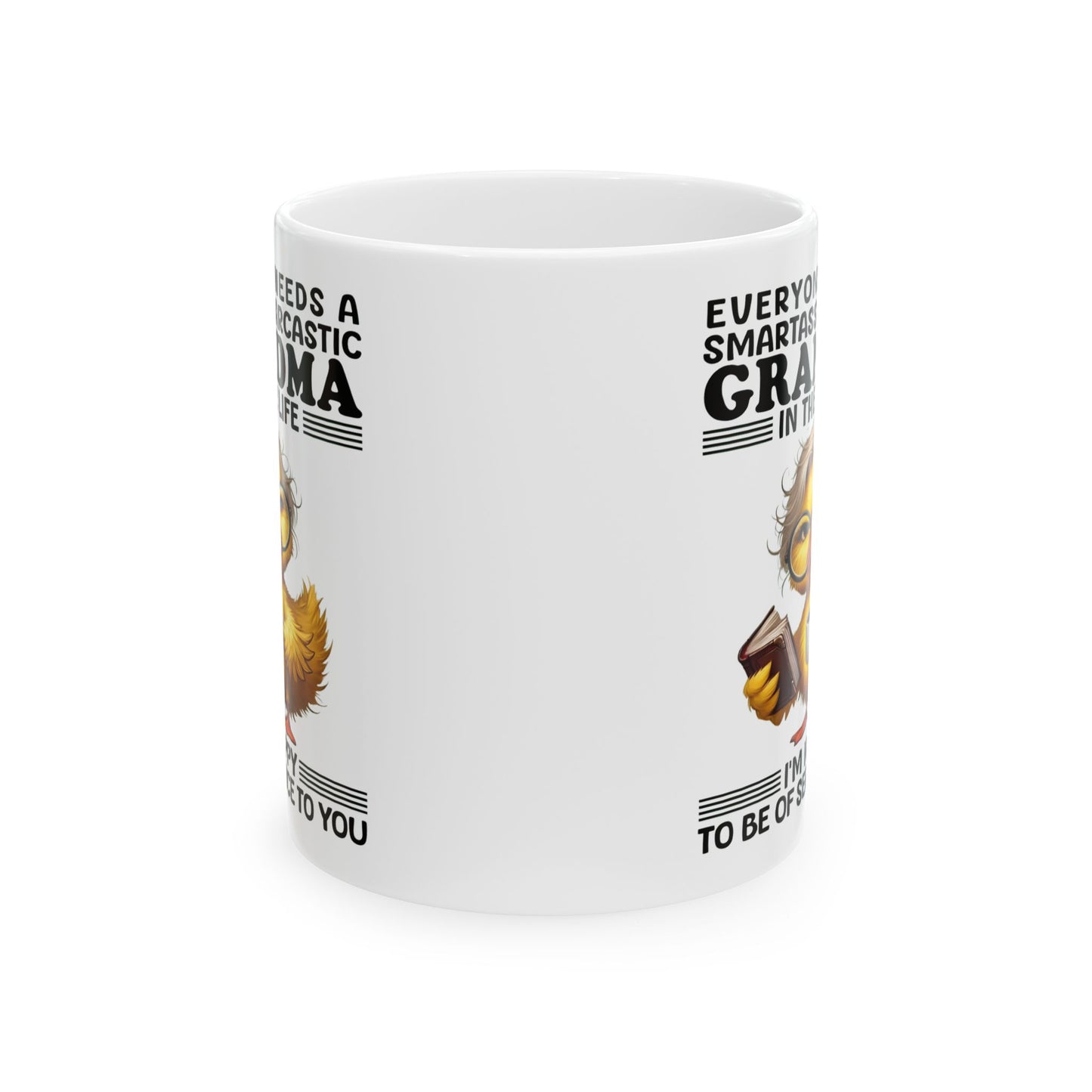 Taza "Abuela Sarcástica y Listilla": Atrevida, Divertida y Orgullosamente Descarada