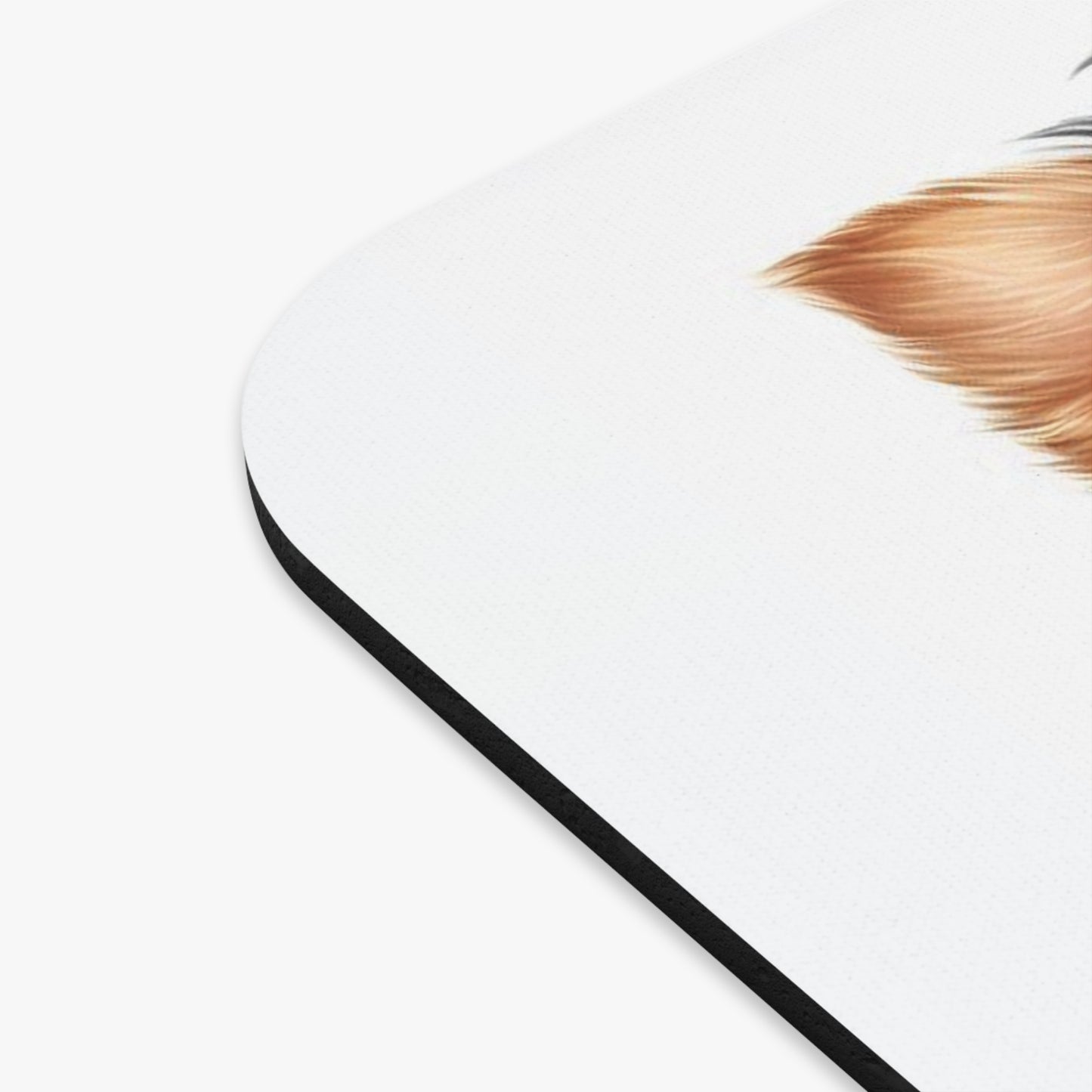 🖱️🐶🧋 Yorkie Mouse Pad – Leopard Bow, Glasses & Iced Coffee Cutie