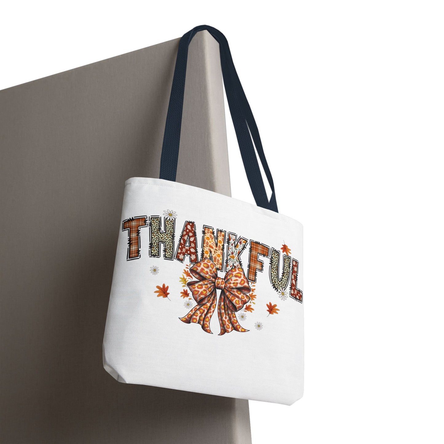 🧡 Thankful Tote Bag – Leopard Prints & Autumn Vibes in One Cozy Carryall 🍁