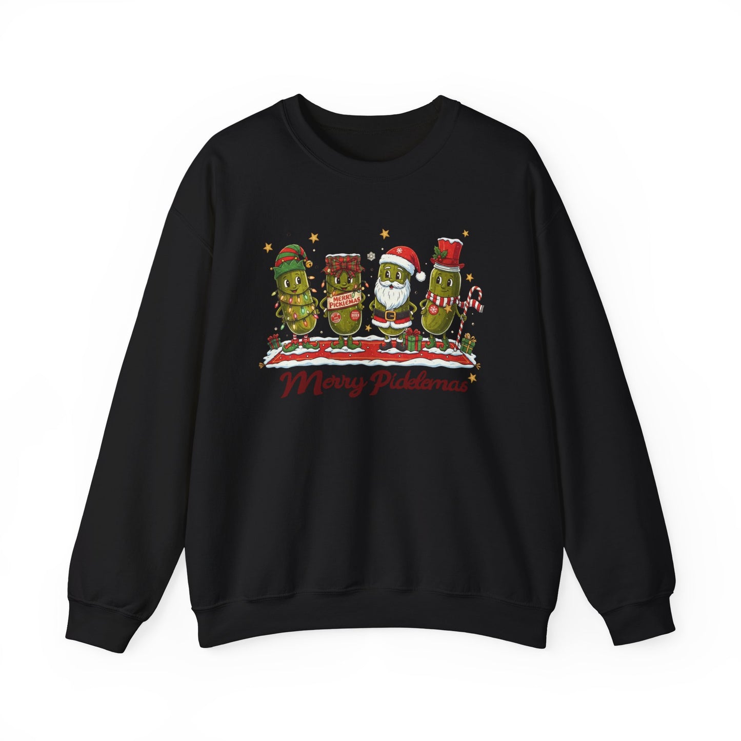 🎄🥒 Merry Picklemas Sweatshirt – Funny Holiday Dill-Lovers Gift