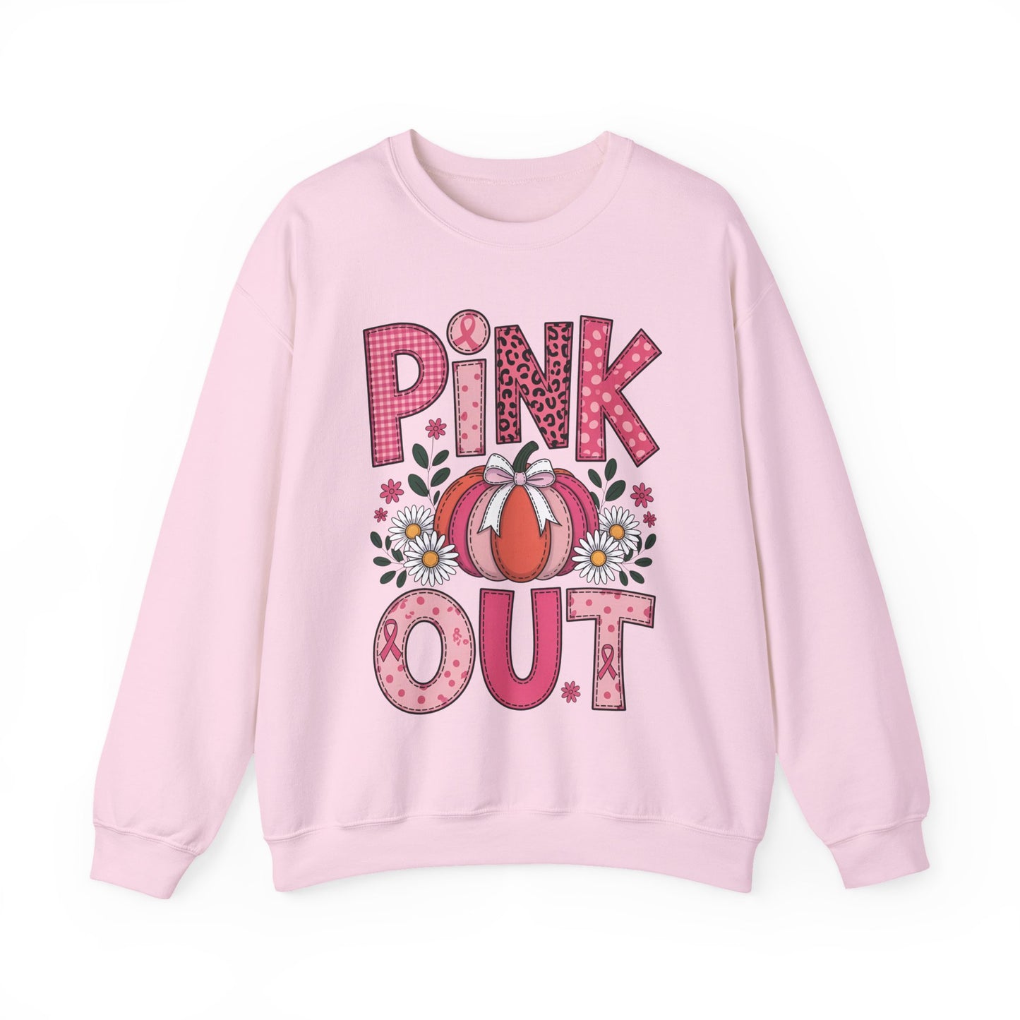🎃🎀 Pink Out Pumpkin Sweatshirt – Fall Breast Cancer Awareness