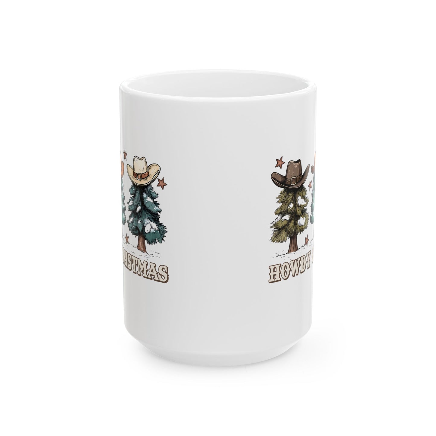 🎄🤠 Howdy Christmas Cowboy Mug – Western Holiday Cheer in Every Sip! ☕⭐