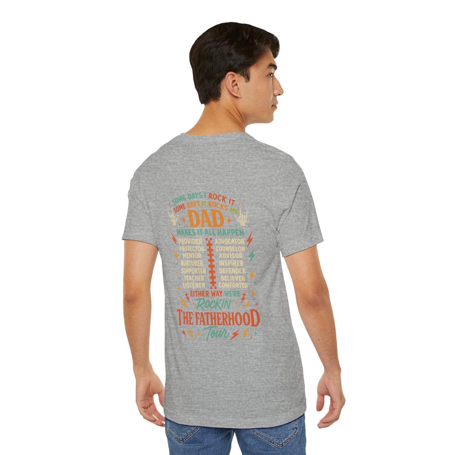 🎤 DAD TOUR – Camiseta divertida para papá inspirada en un concierto