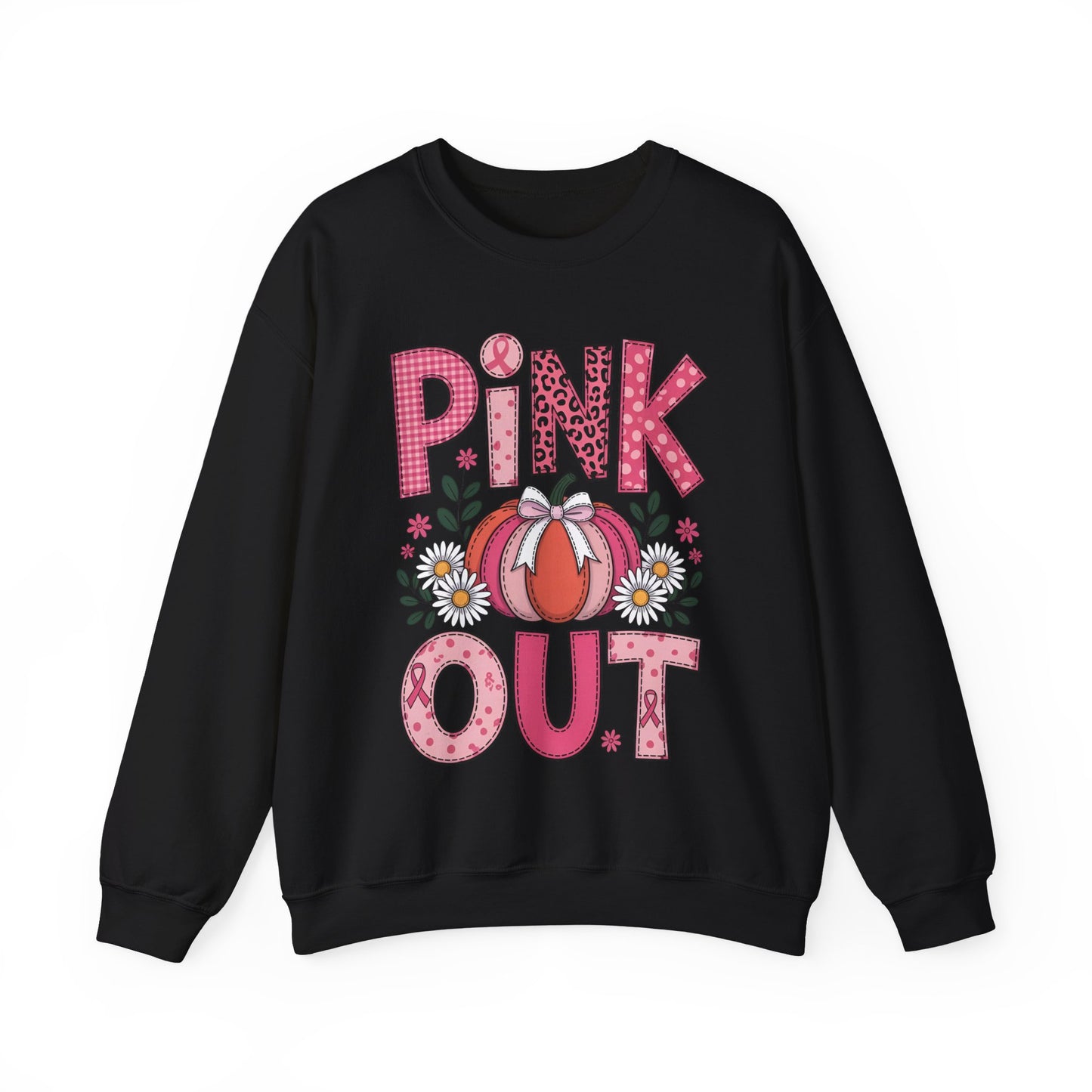 🎃🎀 Pink Out Pumpkin Sweatshirt – Fall Breast Cancer Awareness