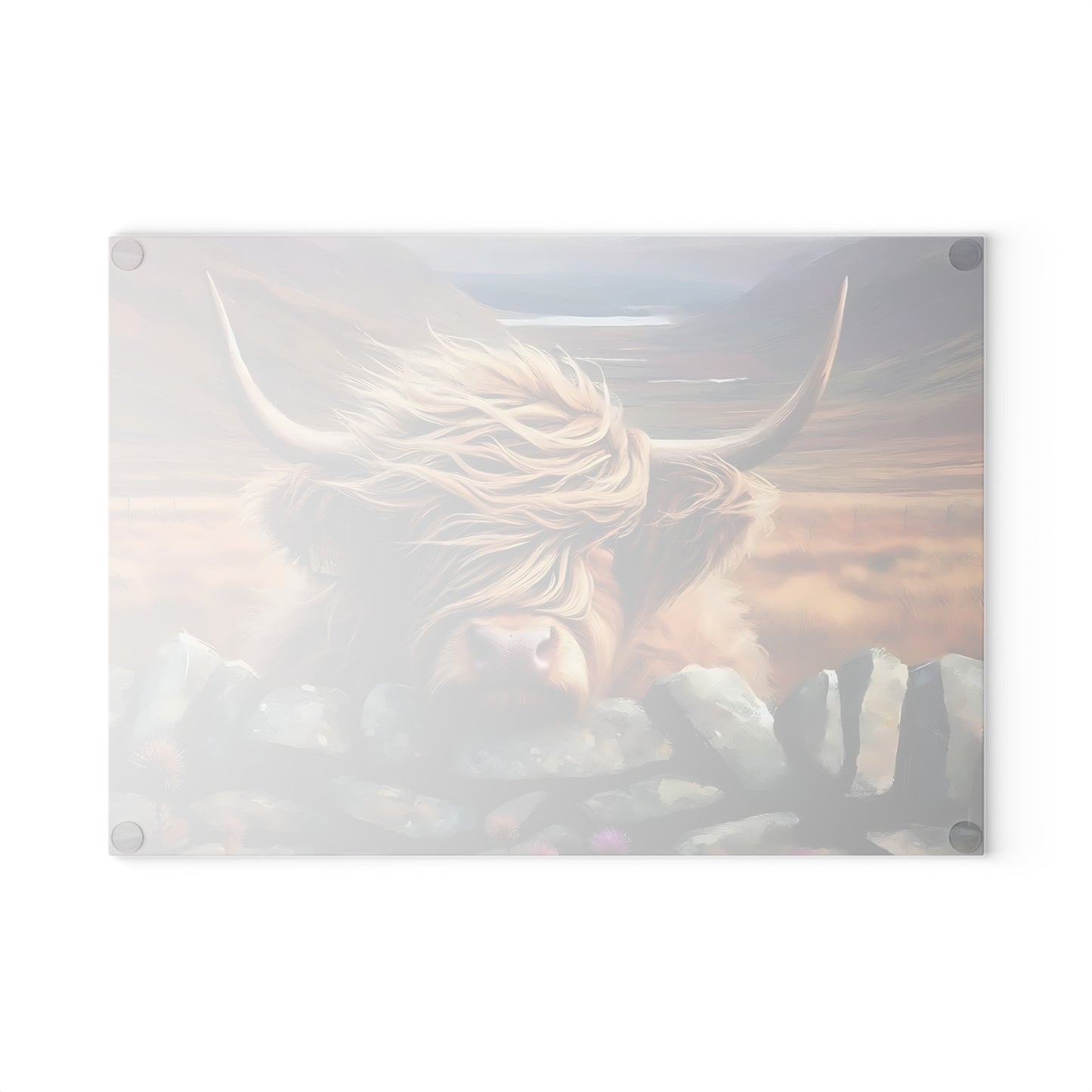 🐂🌾 Rustic Highland Cow Cutting Board – Countryside Charm for Your Kitchen Décor 🪵✨