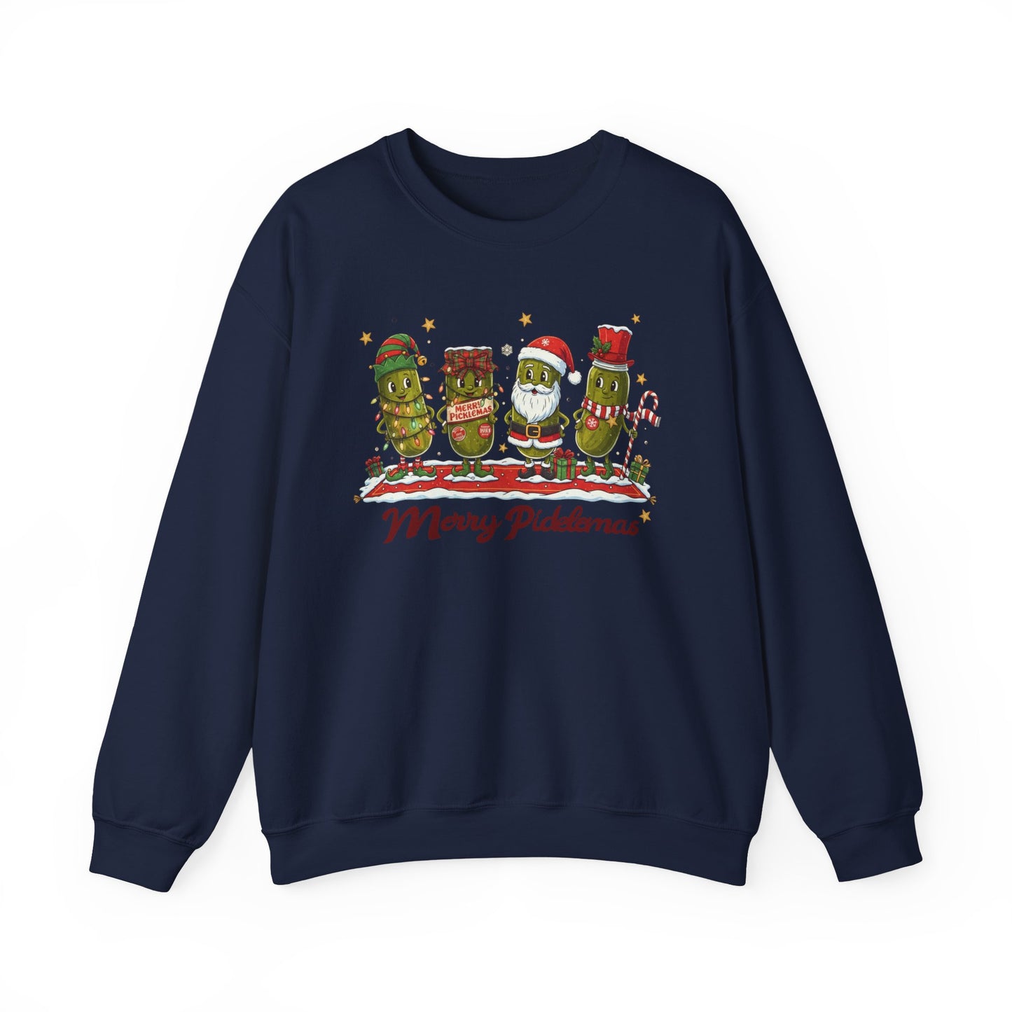 🎄🥒 Merry Picklemas Sweatshirt – Funny Holiday Dill-Lovers Gift