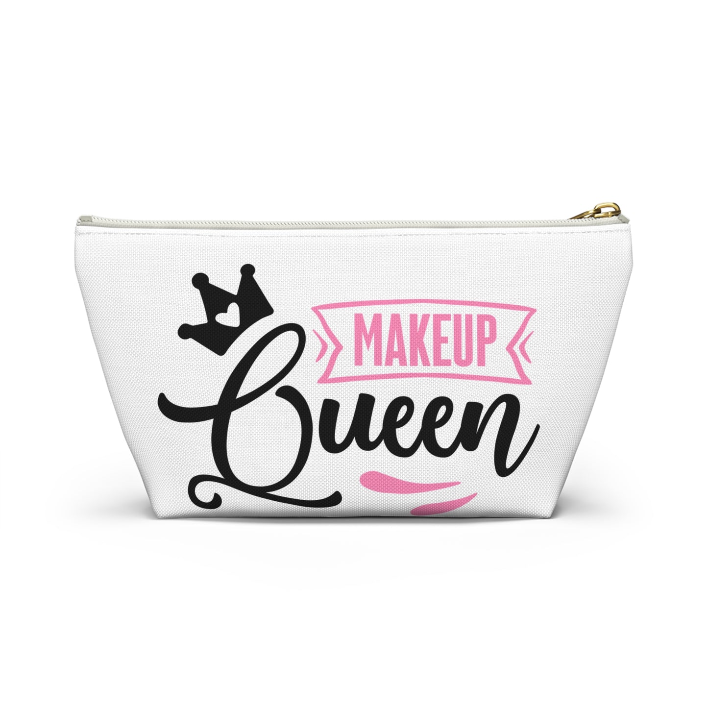 Accessory Pouch – "Makeup Queen" Pink Makeup Bag