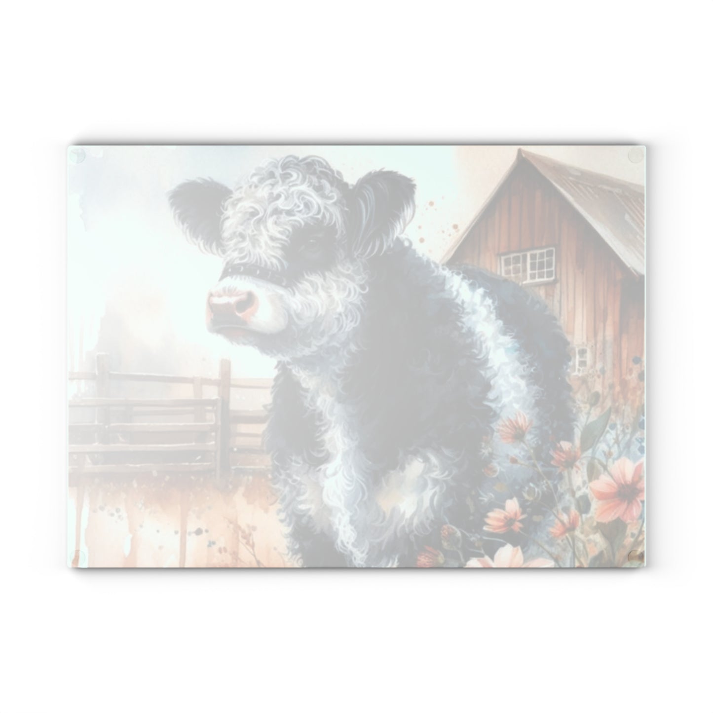 🐮 Oreo Cow Farmhouse Cutting Board – Rustic Country Charm for Your Kitchen 🌾