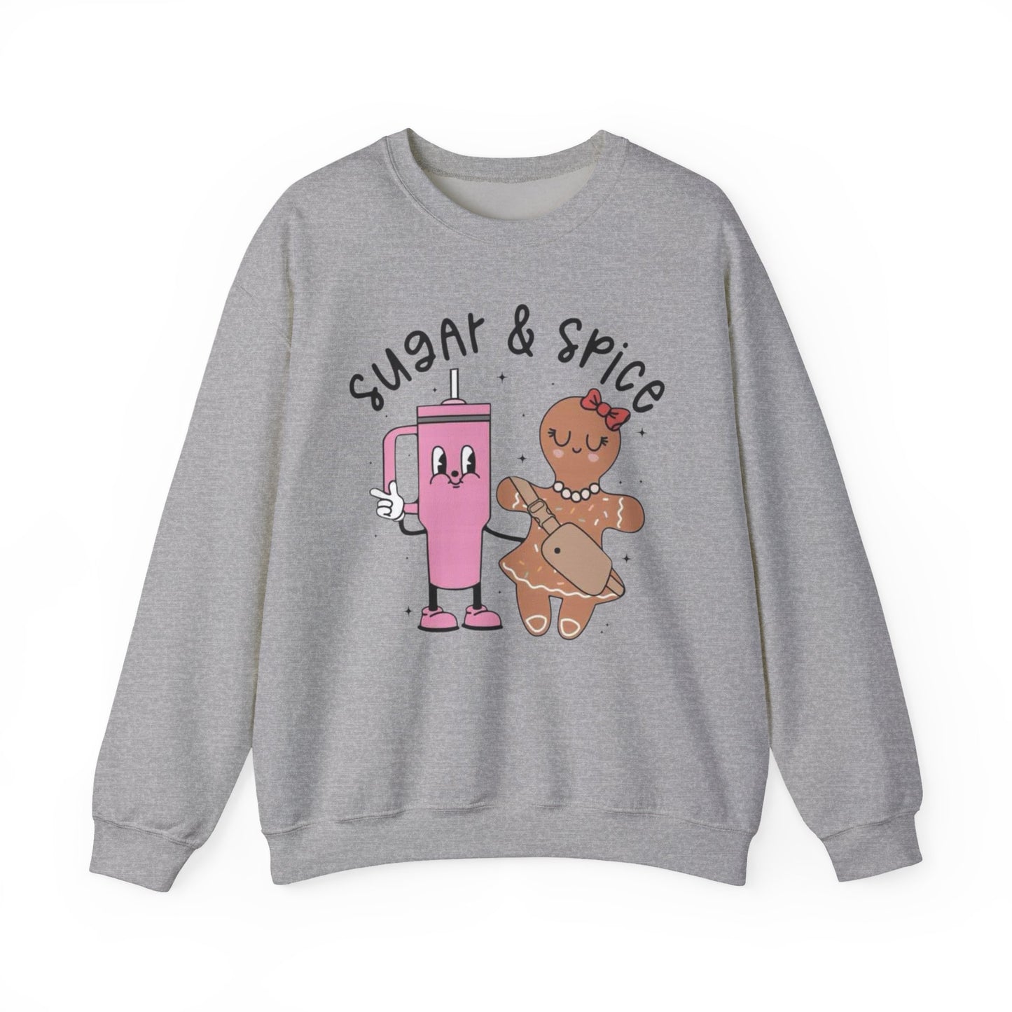 🍬✨ Sugar & Spice Sweatshirt – Sweet Gingerbread & Cozy Vibes 🎄☕