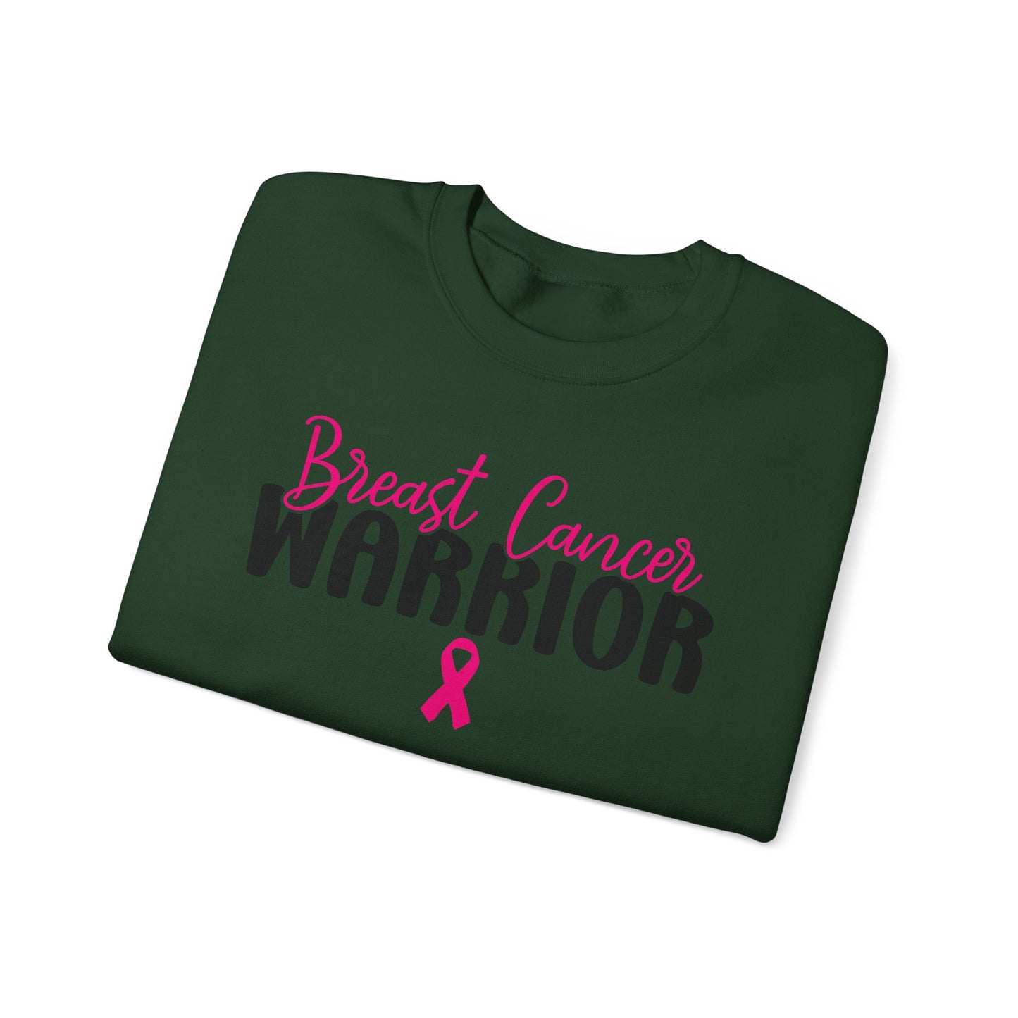🎀💪 Breast Cancer Warrior Sweatshirt – Survivor Strength & Awareness Crewneck