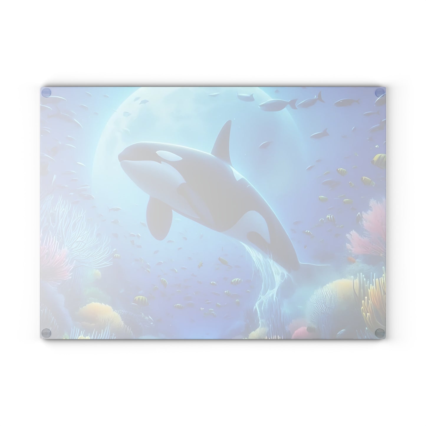 🐋 Ocean Majesty Orca Cutting Board – Underwater Wonder for Your Kitchen 🌊