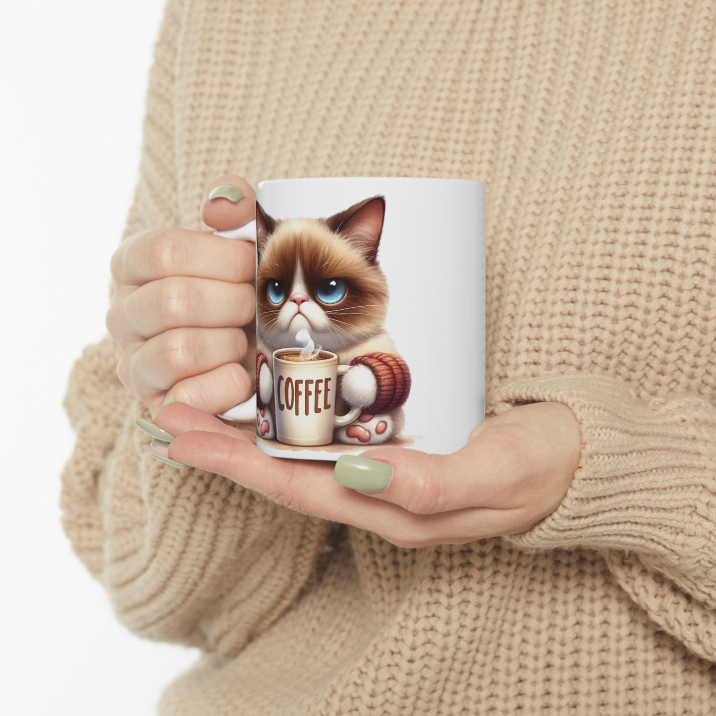 Regalo para amantes de los gatos, tazas personalizadas, taza de gato gruñón, regalo divertido para amantes de los gatos, taza sarcástica para mascotas, regalo humorístico para dueños de gatos, taza personalizada, regalos para gatos