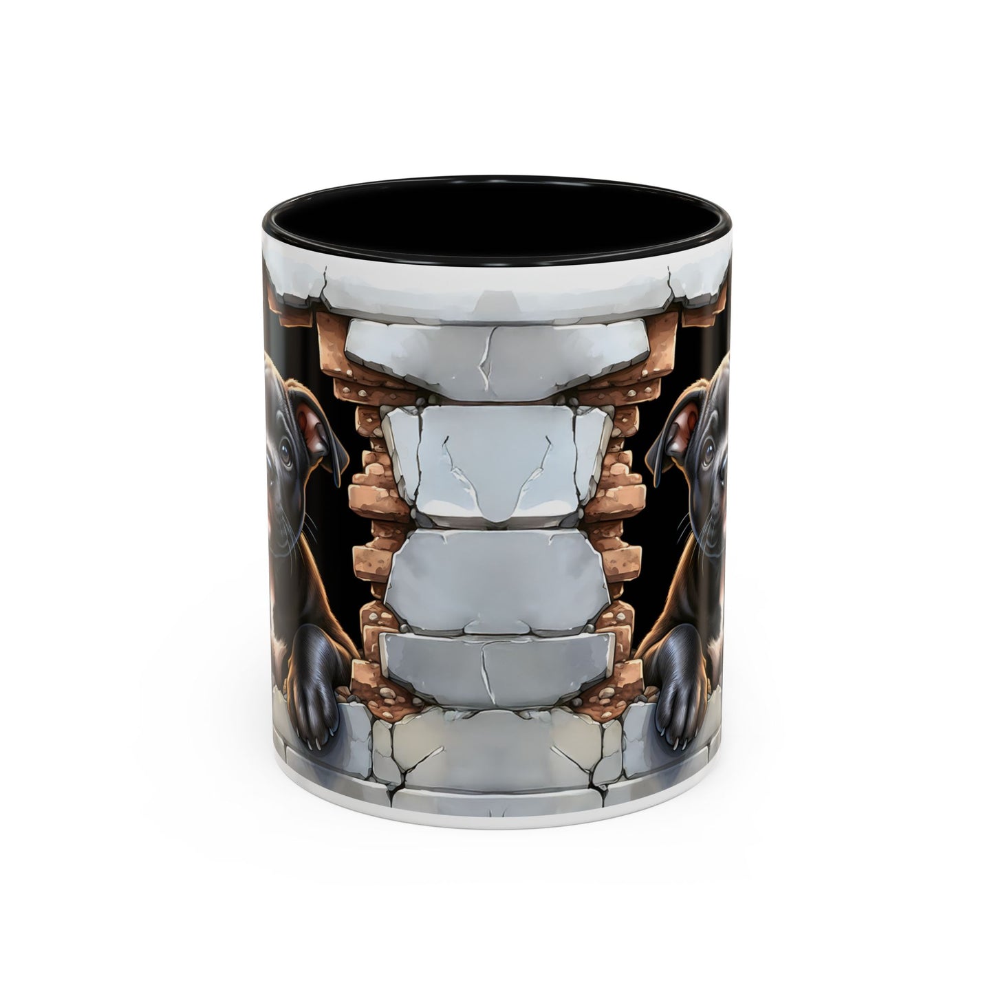 🐶☕ Pit Bull Puppy Accent Mug – Cute Breakthrough Pup Design ✨