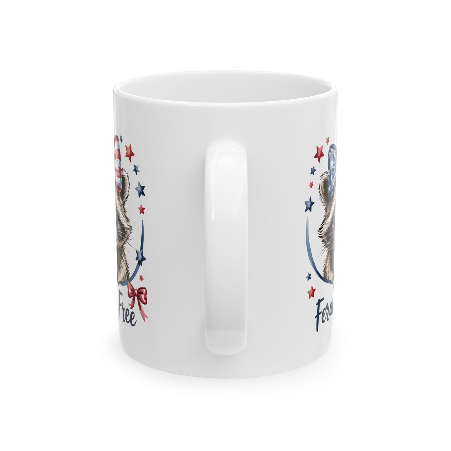 🦝 Feral but Free Raccoon Mug – Celebrate the Spirit of Freedom with This Adorable Mug! USA