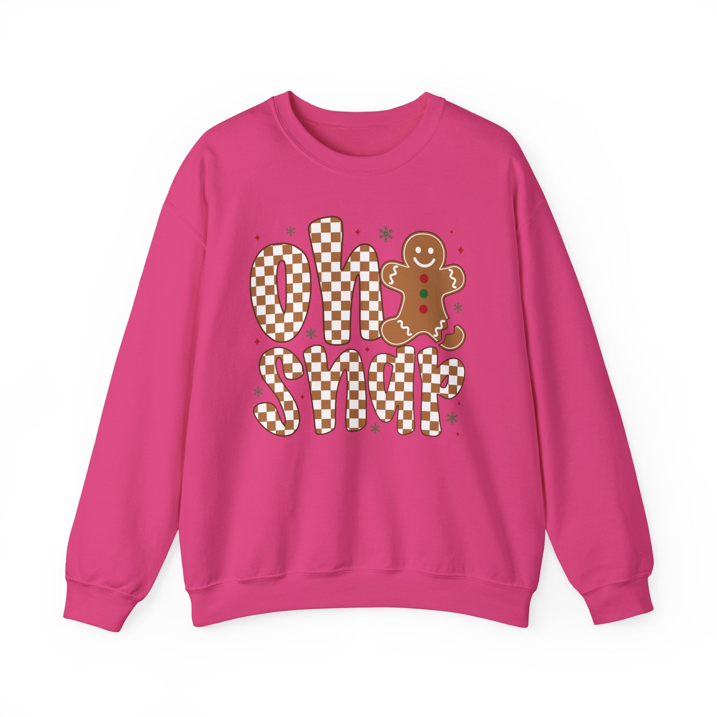 🍪✨ Oh Snap Gingerbread Crewneck – Cozy Pun for Cookie Lovers 🎄😄