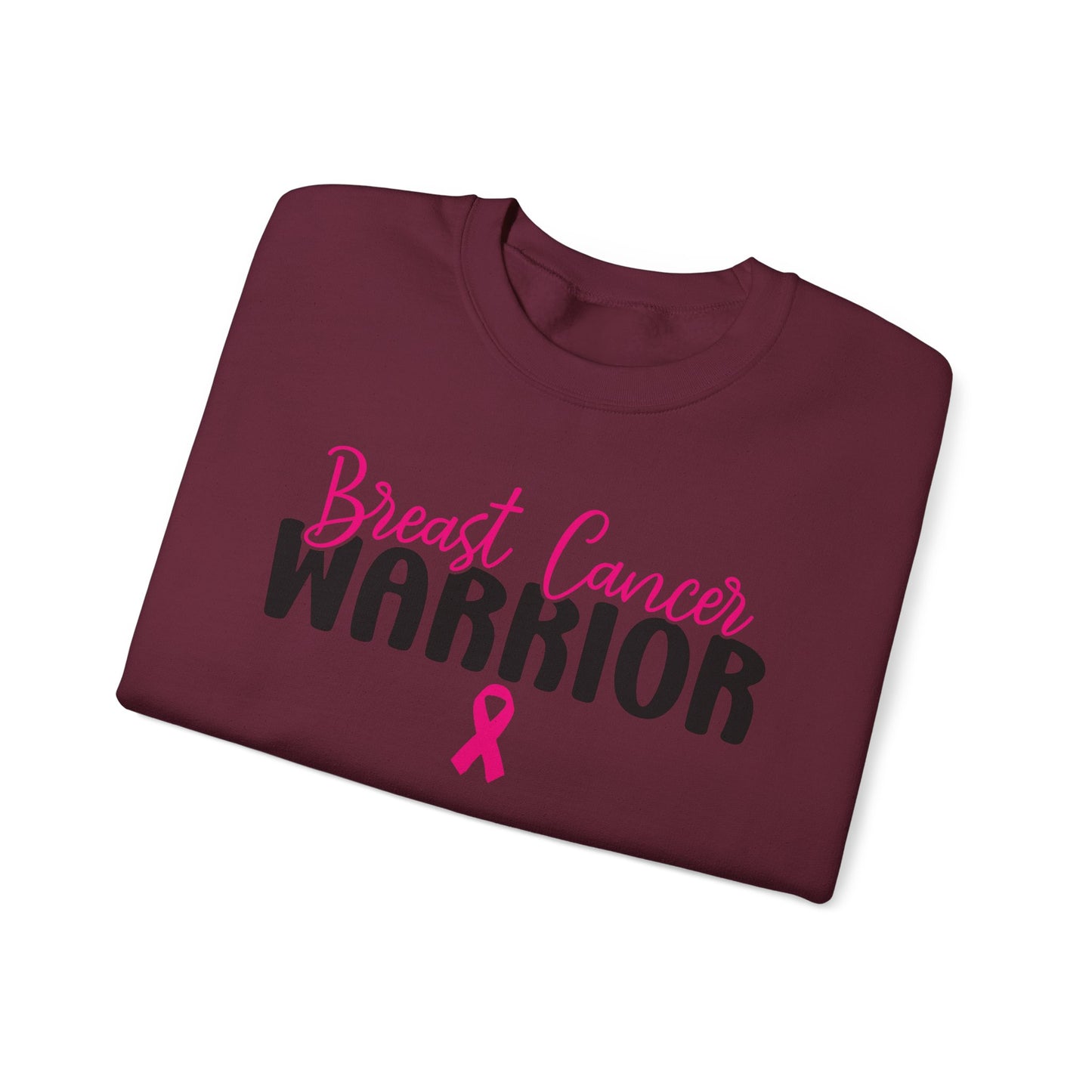 🎀💪 Breast Cancer Warrior Sweatshirt – Survivor Strength & Awareness Crewneck