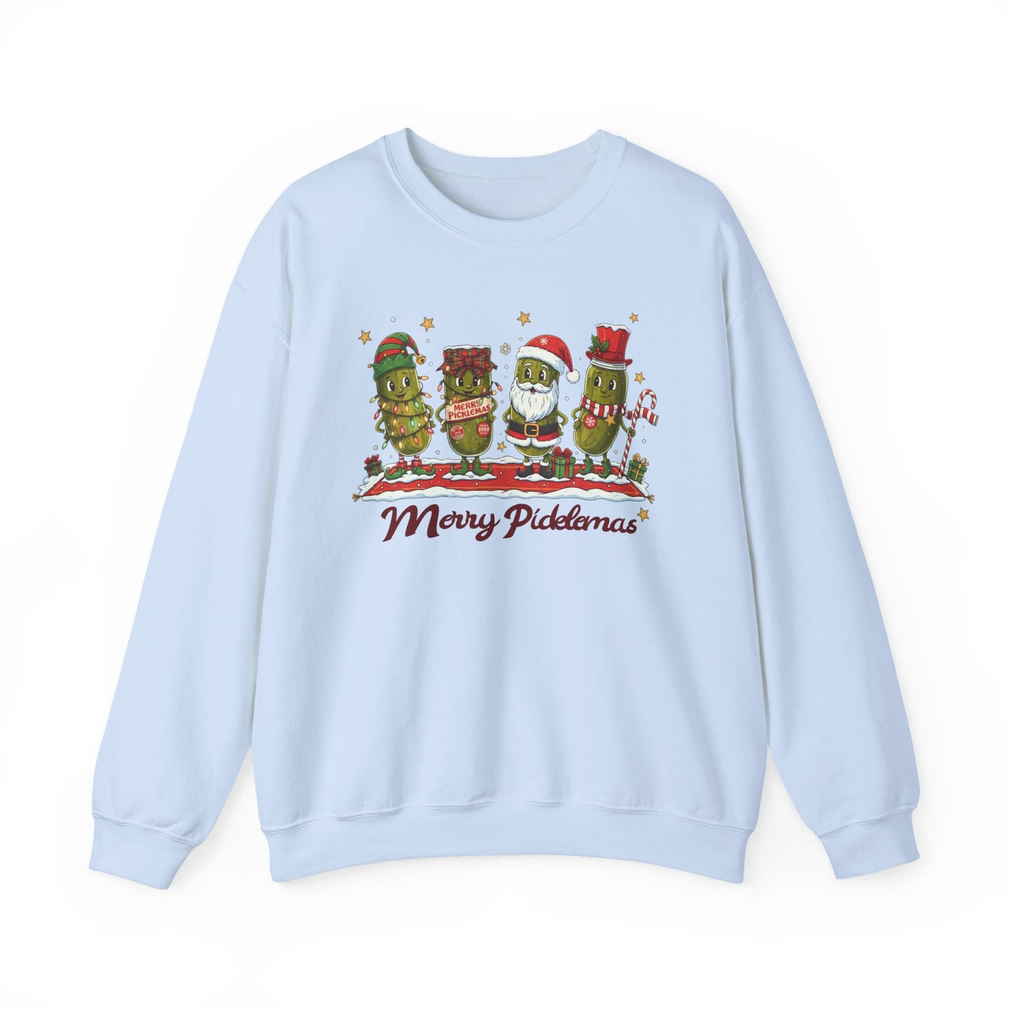 🎄🥒 Merry Picklemas Sweatshirt – Funny Holiday Dill-Lovers Gift