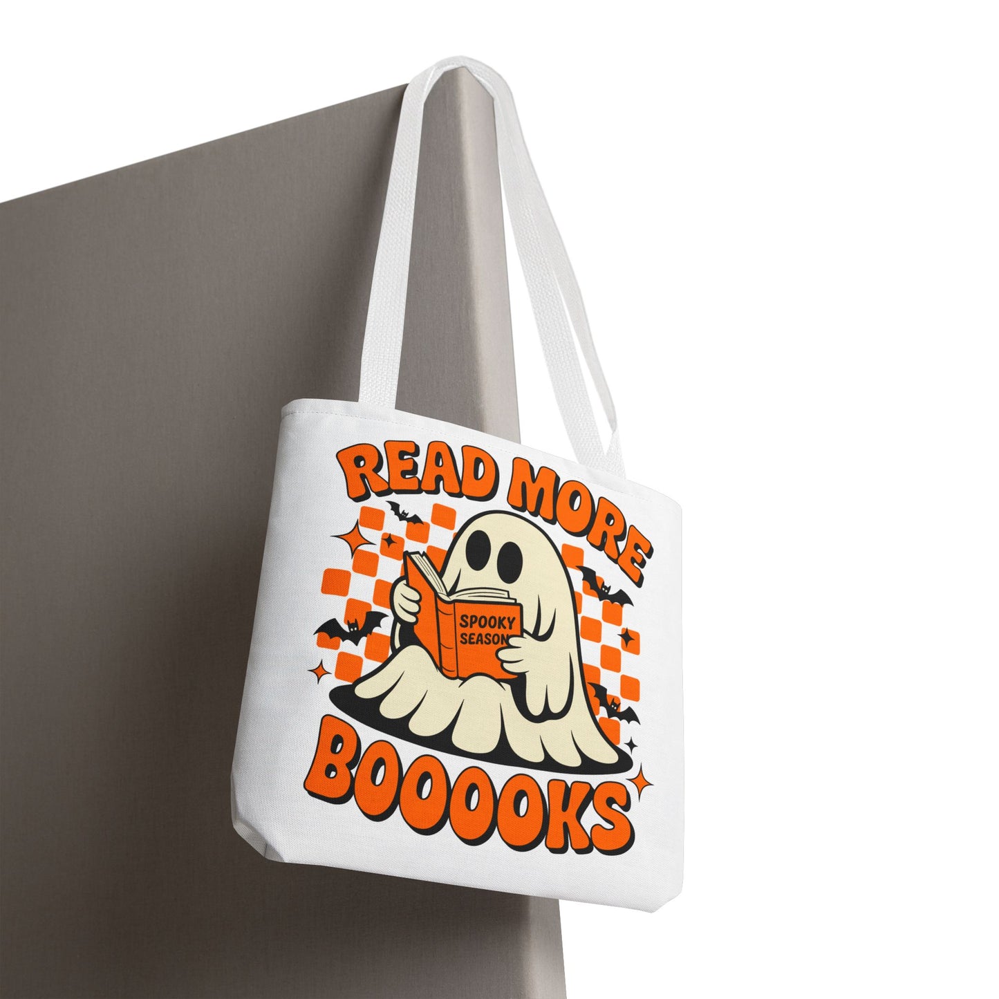 📚 Read More Booooks Halloween Tote Bag – Spooky Reads in Style 👻👜