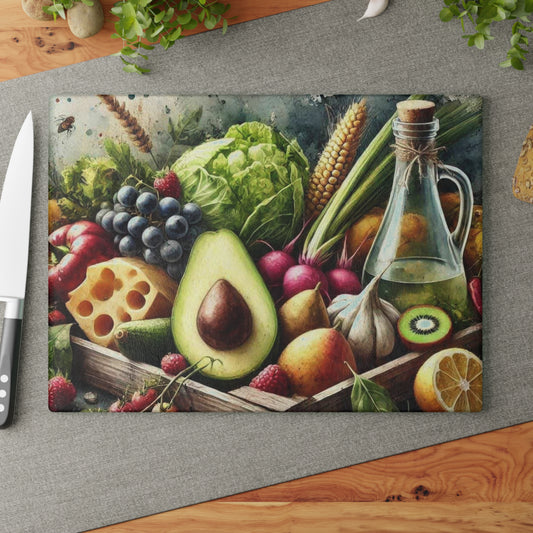 Tabla de cortar frutas y quesos, presentación elegante de alimentos, tabla de charcutería, bandeja de frutas, ideas para tablas de quesos, presentación en la cocina, comida para fiestas