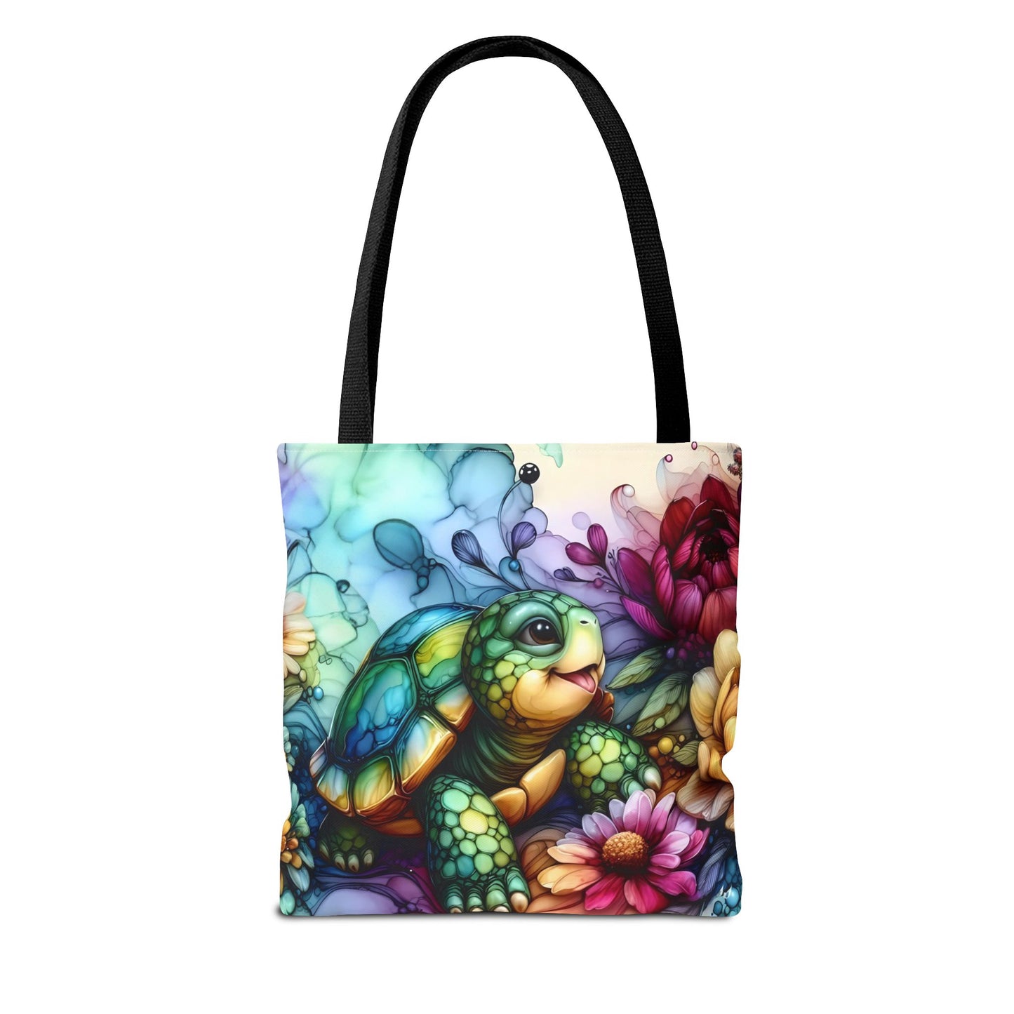 Bolsa de mano - Diseño de tortugas coloridas
