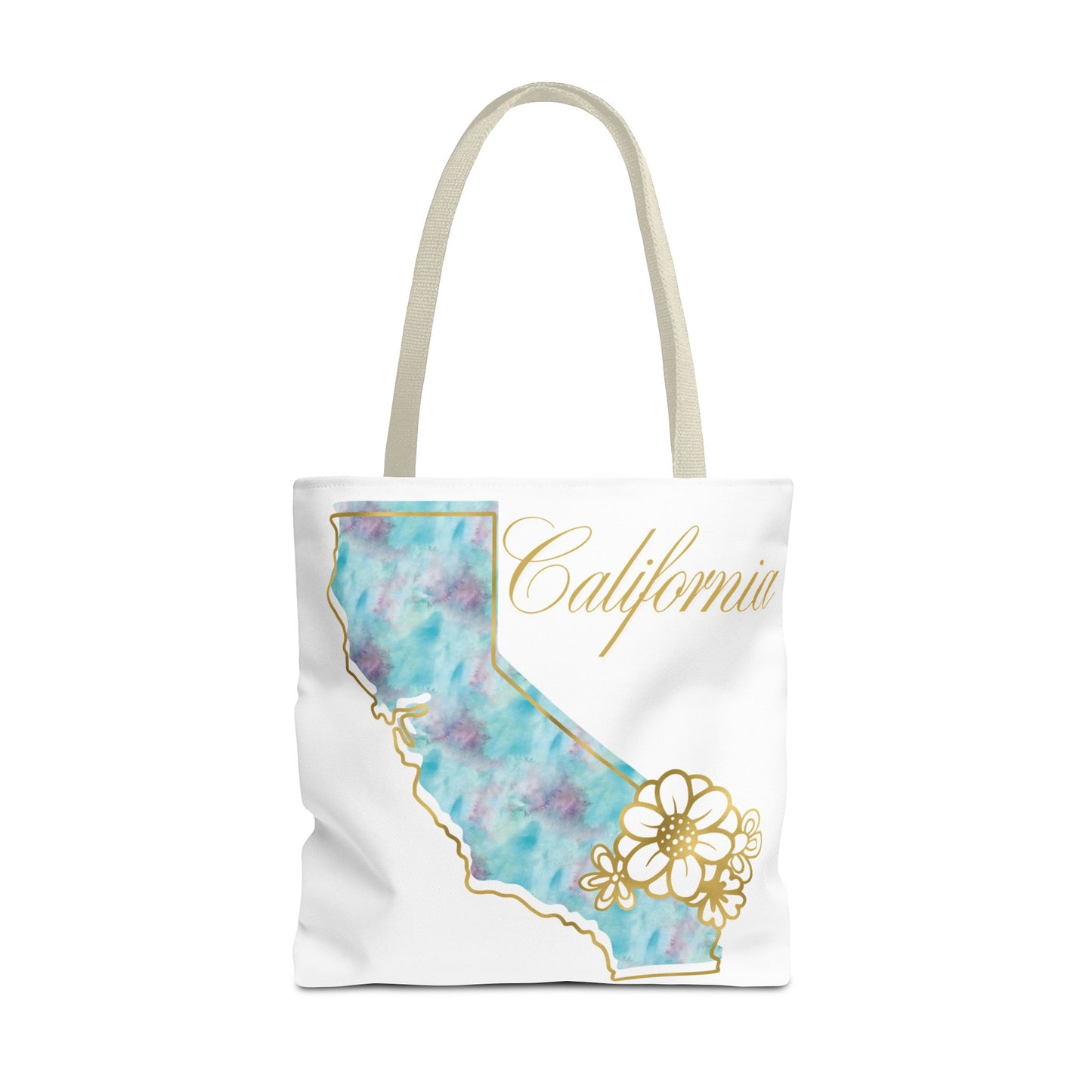 🌸 California State Floral Tote Bag – Elegant, Artistic & Practical 👜