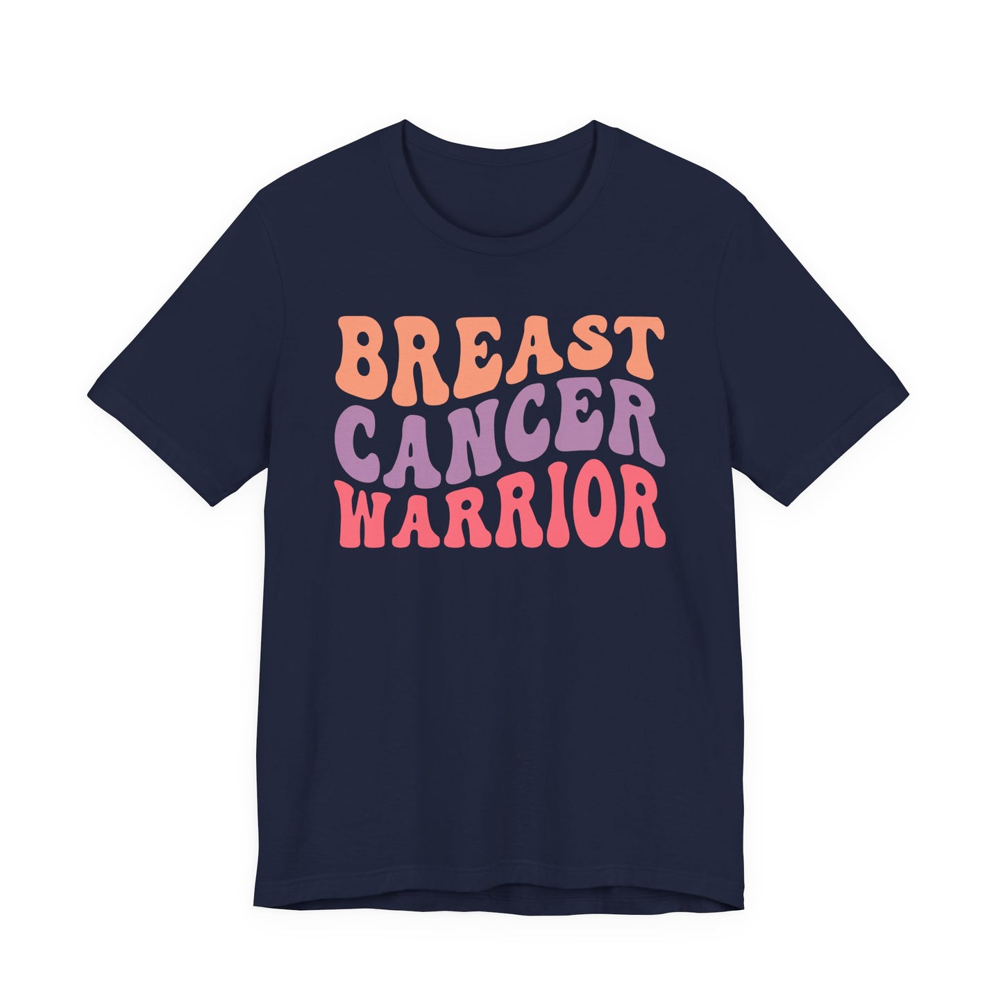 🎗️💪 Breast Cancer Warrior T-Shirt – Bold Retro Awareness Tee for Strength & Support 🌸