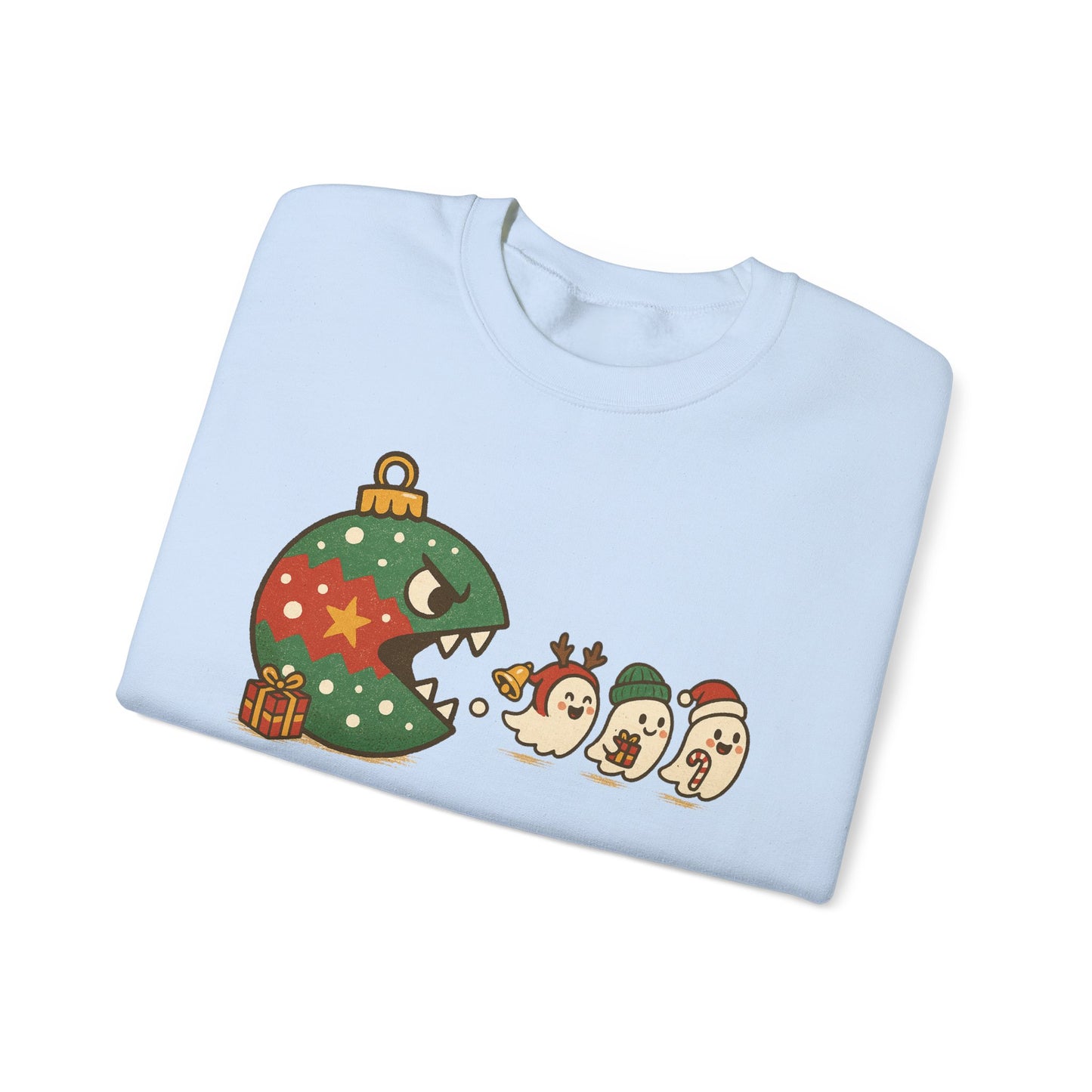 👻🎄 Chompmas Ghost Sweatshirt – Festive, Funny & Cozy 🎁✨