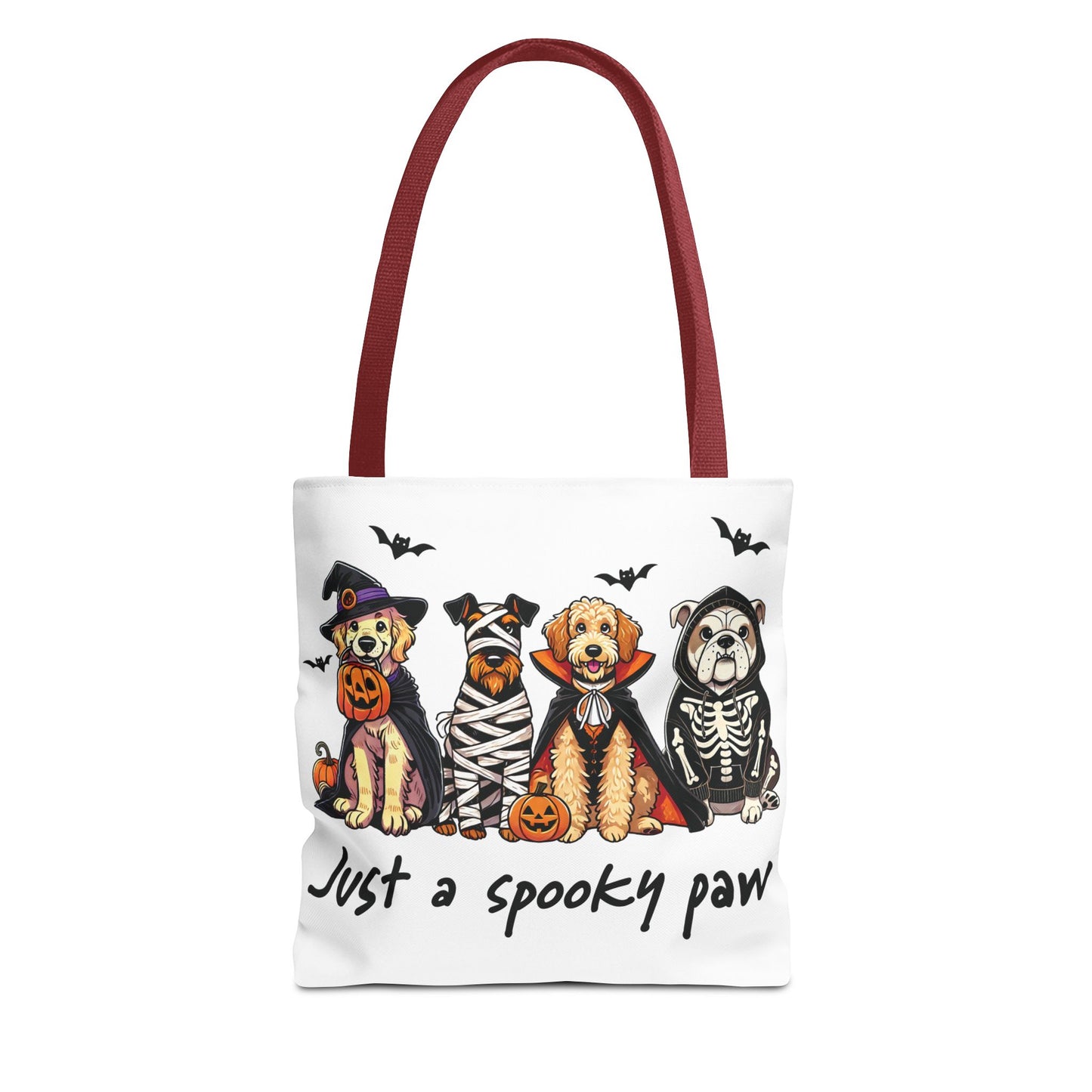 🐾 Spooky Paws Halloween Tote Bag – Doggone Cute Halloween Style 🎃