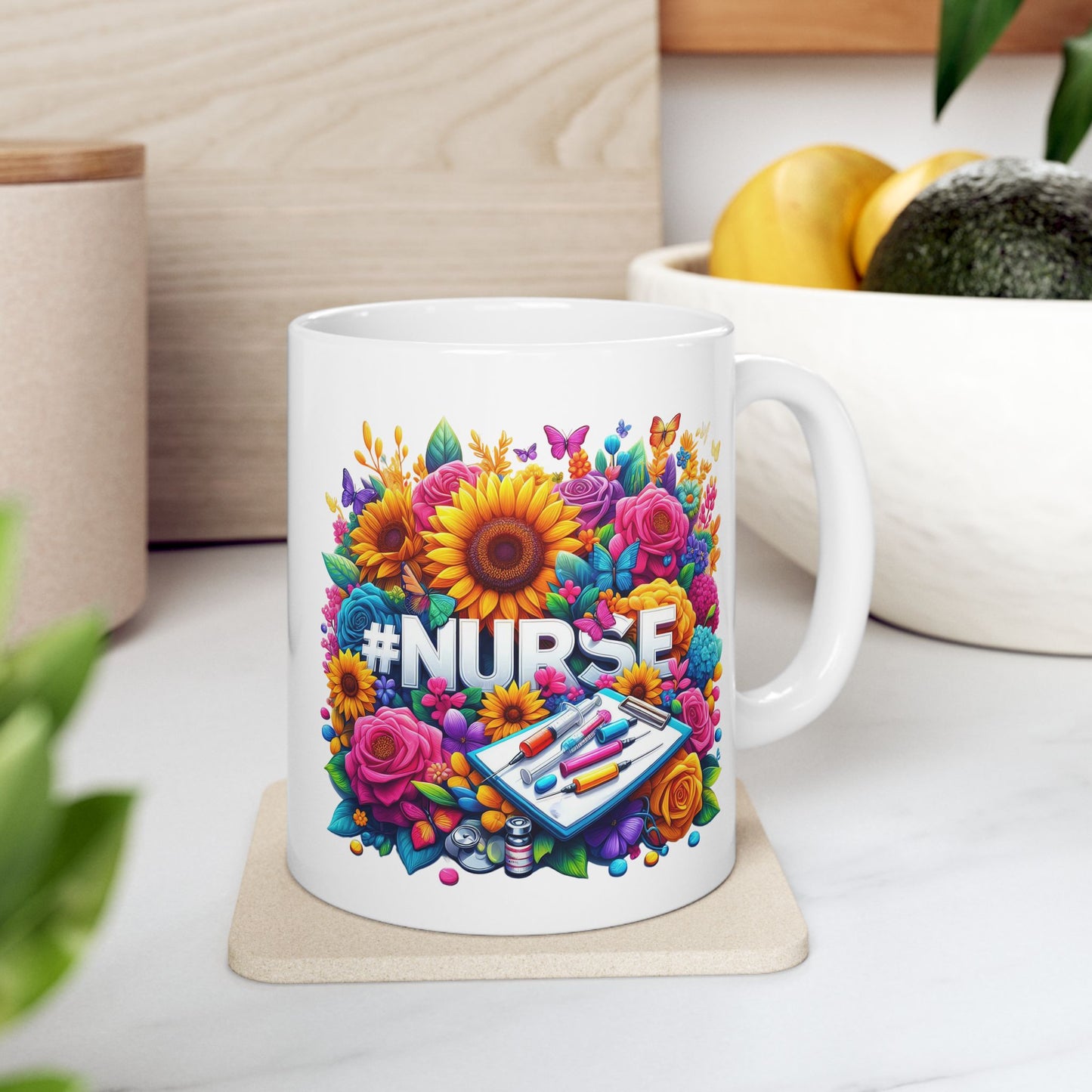 Nurse Coffee Mug, Nurse Gift, Healthcare Mug, Nursing Mug, Nurse Appreciation, Nurse Cup, Nurse Office Decor, Medical Mug, Gift for Her, Mug