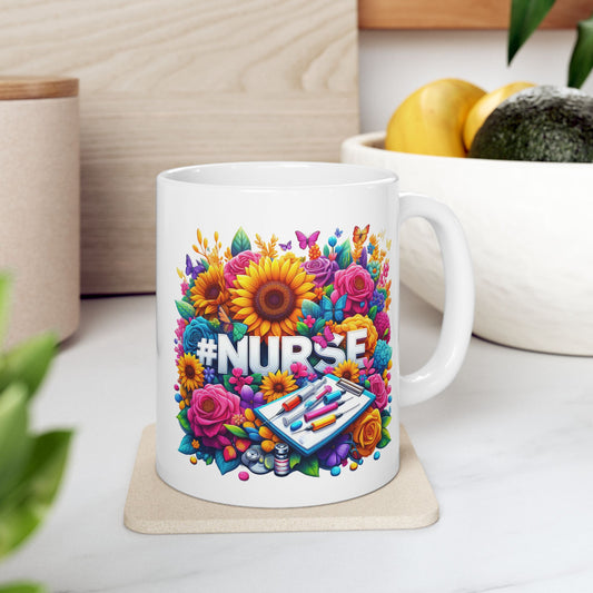 Nurse Coffee Mug, Nurse Gift, Healthcare Mug, Nursing Mug, Nurse Appreciation, Nurse Cup, Nurse Office Decor, Medical Mug, Gift for Her, Mug