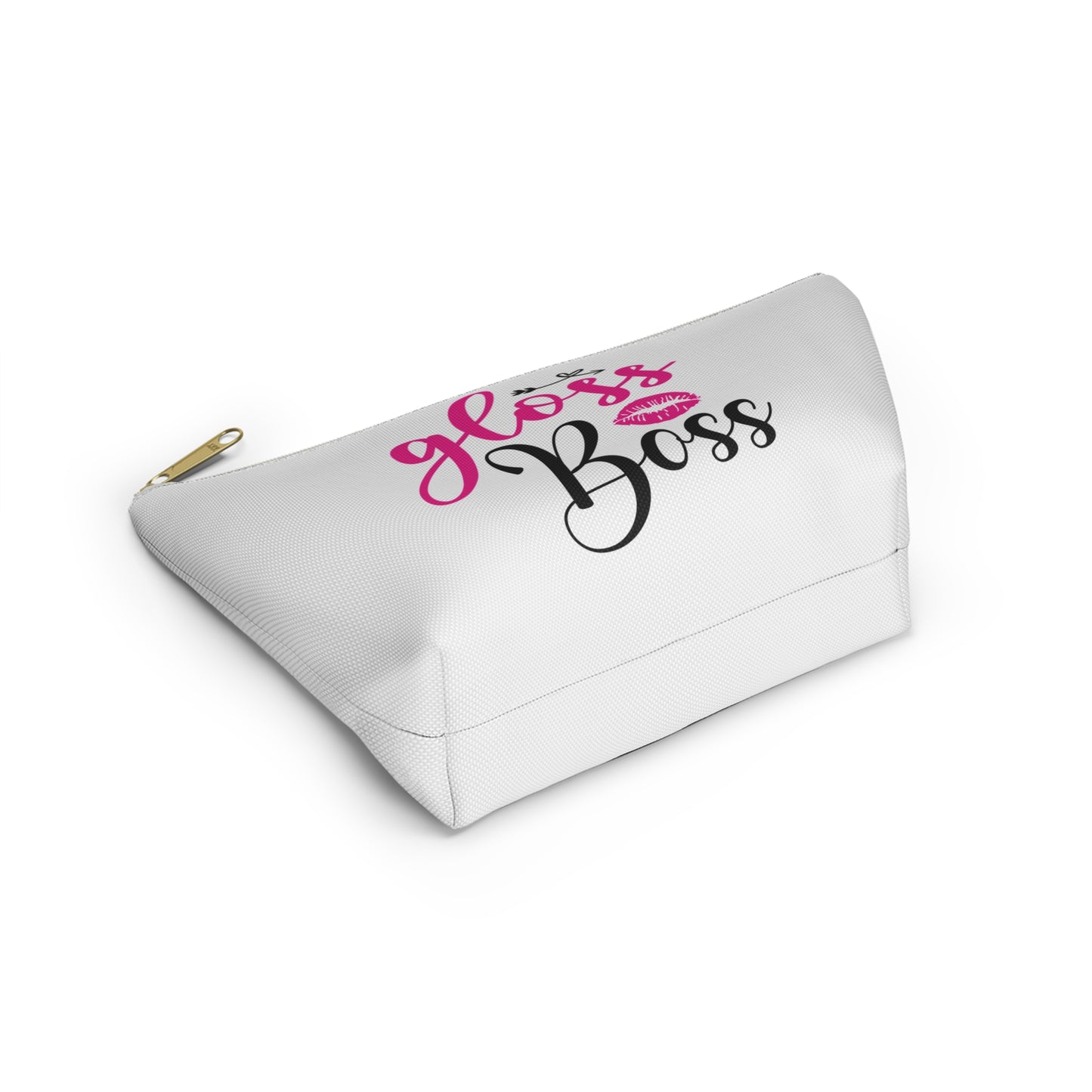 Accessory Pouch – "Gloss Boss" Pink Makeup Bag
