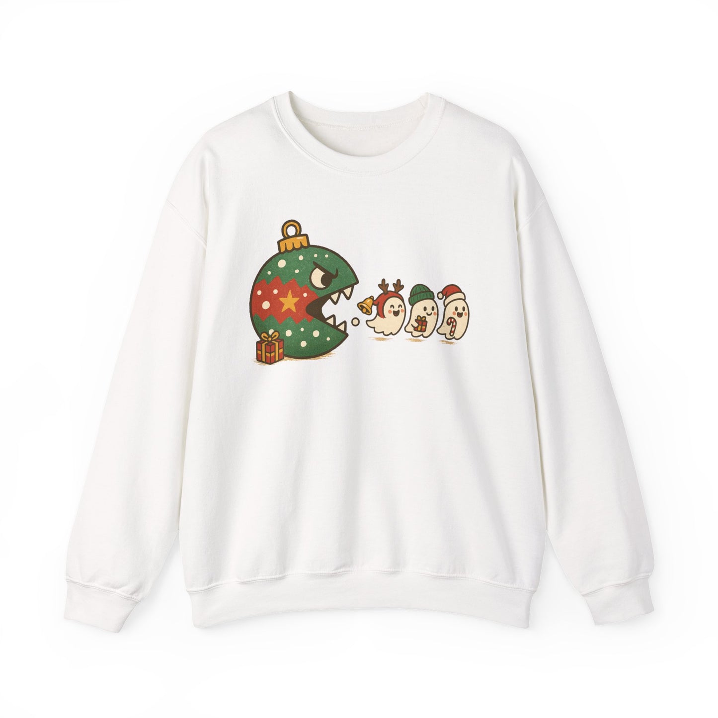 👻🎄 Chompmas Ghost Sweatshirt – Festive, Funny & Cozy 🎁✨